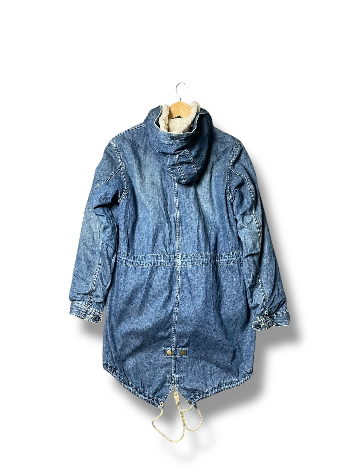 Avirex × Vintage Avirex Authentic Garment Fish Tailed Denim Jacket (44) Size US M / EU 48-50 / 2 - 3 Thumbnail