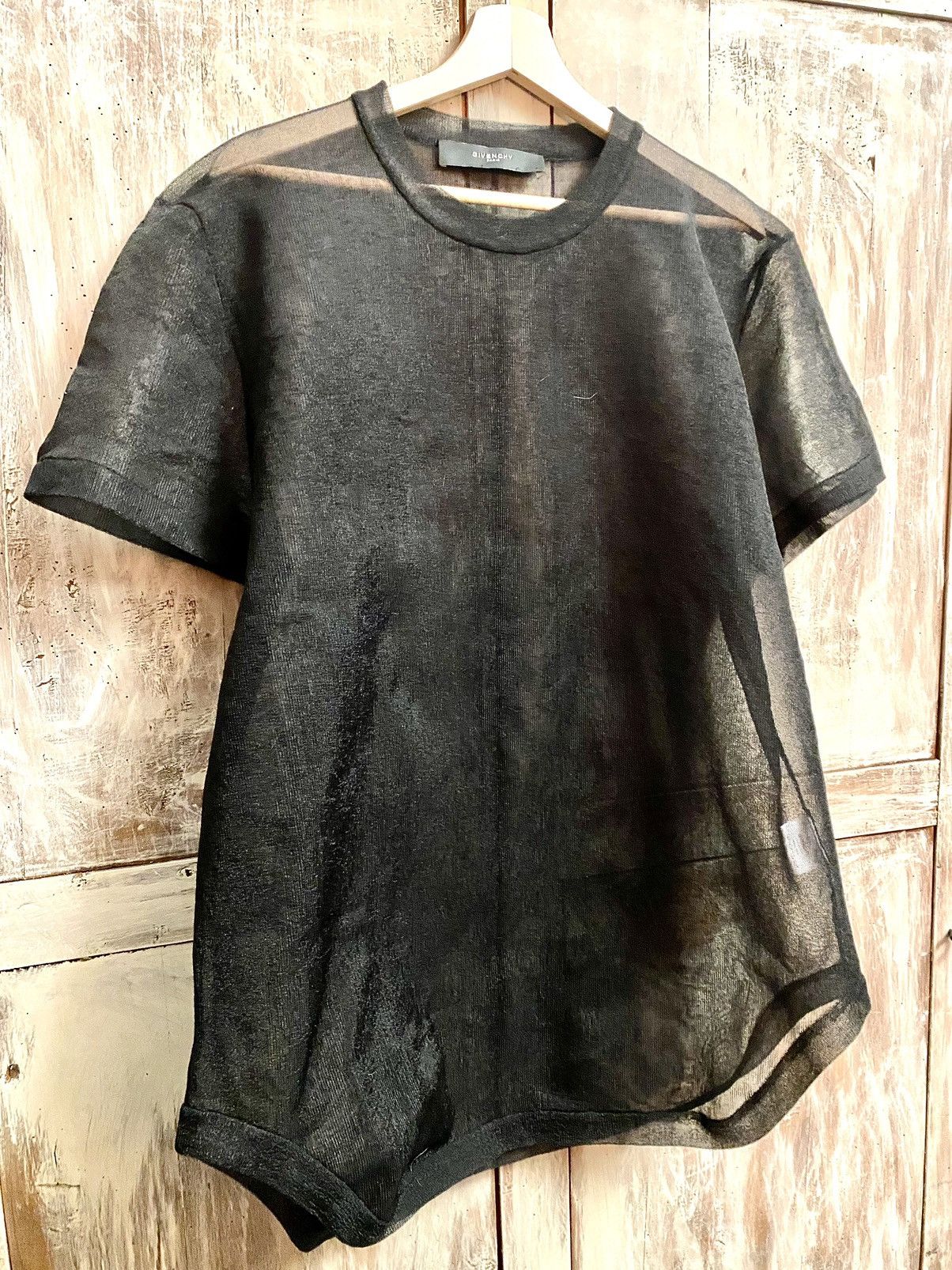 Givenchy givenchy tisci pre fall 2014 sheer neoprene t-shirt Size US M / EU 48-50 / 2 - 7 Thumbnail