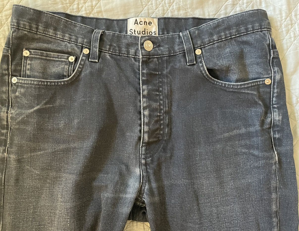 Acne Studios Town Twilight Button Fly 5-Pocket Slim Jean Size US 34 / EU 50 - 3 Thumbnail
