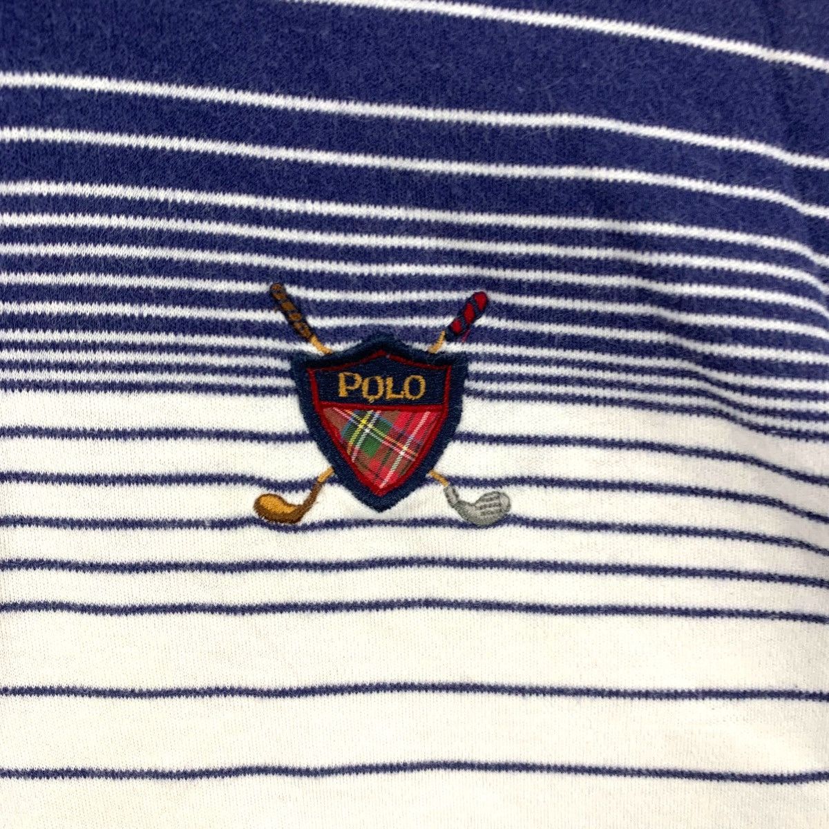 Polo Ralph Lauren Vintage POLO RALPH LAUREN Golf Collection Striped Polo Tee Size US M / EU 48-50 / 2 - 3 Thumbnail