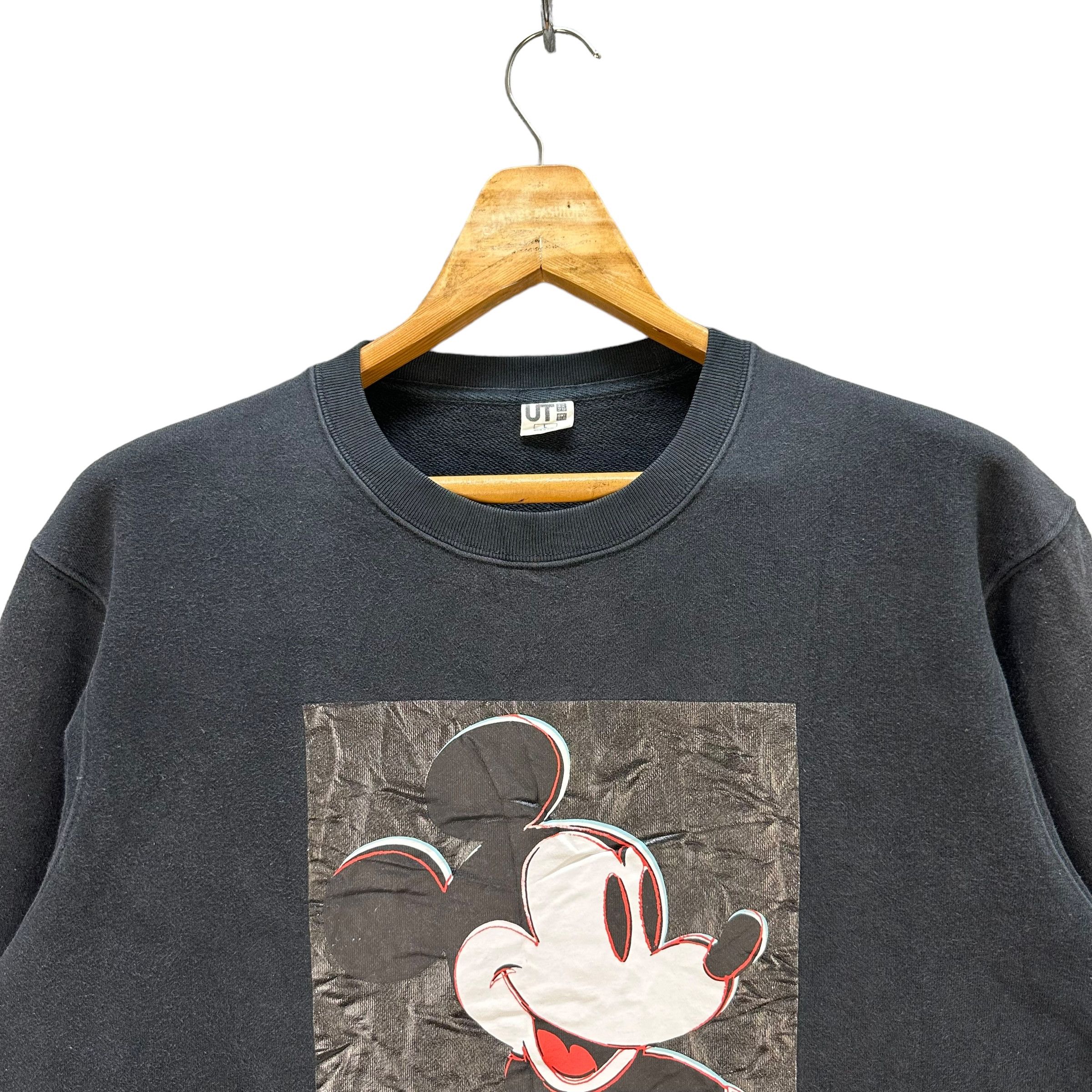 Andy Warhol Andy Warhol Mickey Mouse Graphic Print Sweatshirt #A1-0005 Size US L / EU 52-54 / 3 - 2 Thumbnail