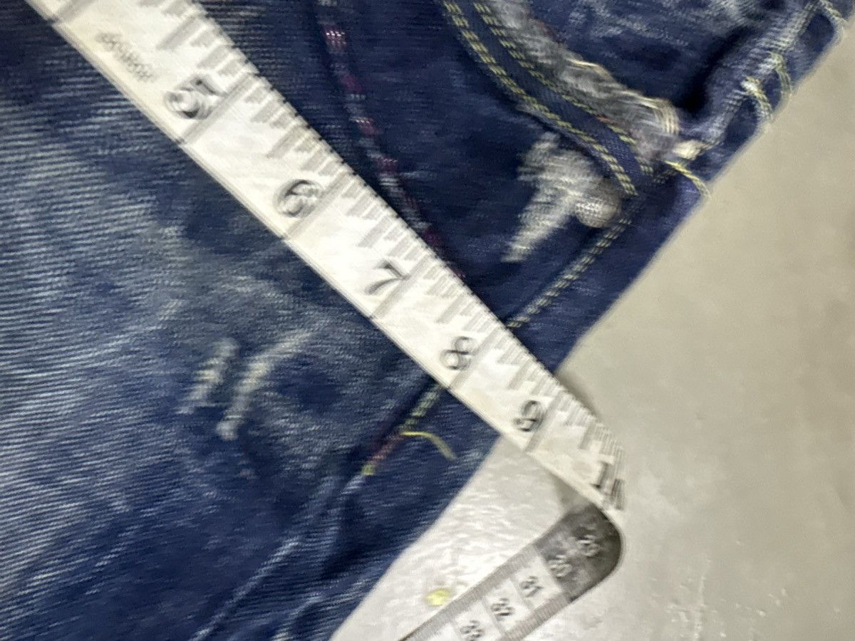 Tornado Mart Flared Red Pepper Wing Back Embroidered Clawmark Jeans Size US 29 - 23 Thumbnail