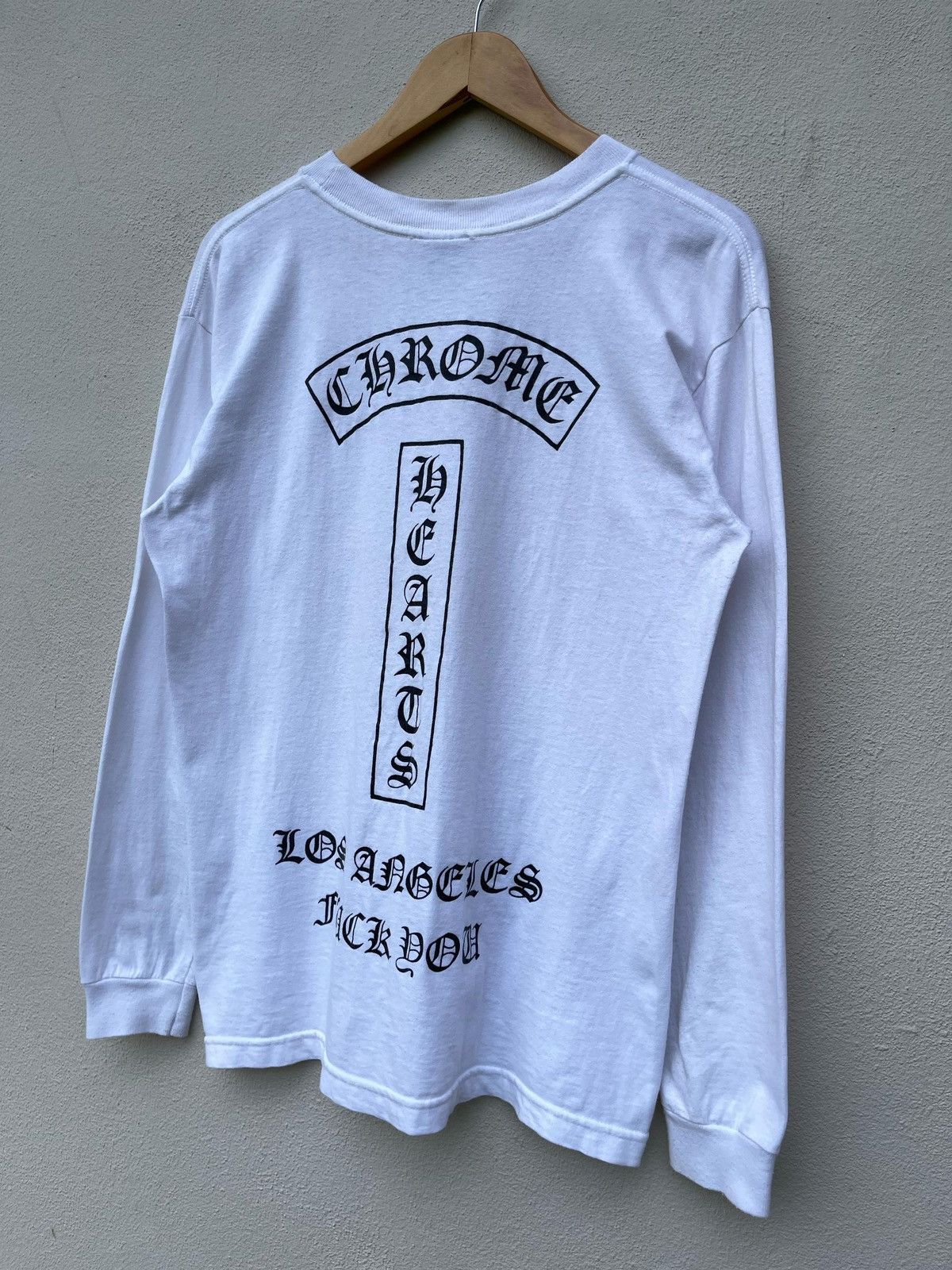 Chrome Hearts Chrome Hearts Los Angeles Fuck You Long Sleeve Tee Size US M / EU 48-50 / 2 - 11 Thumbnail