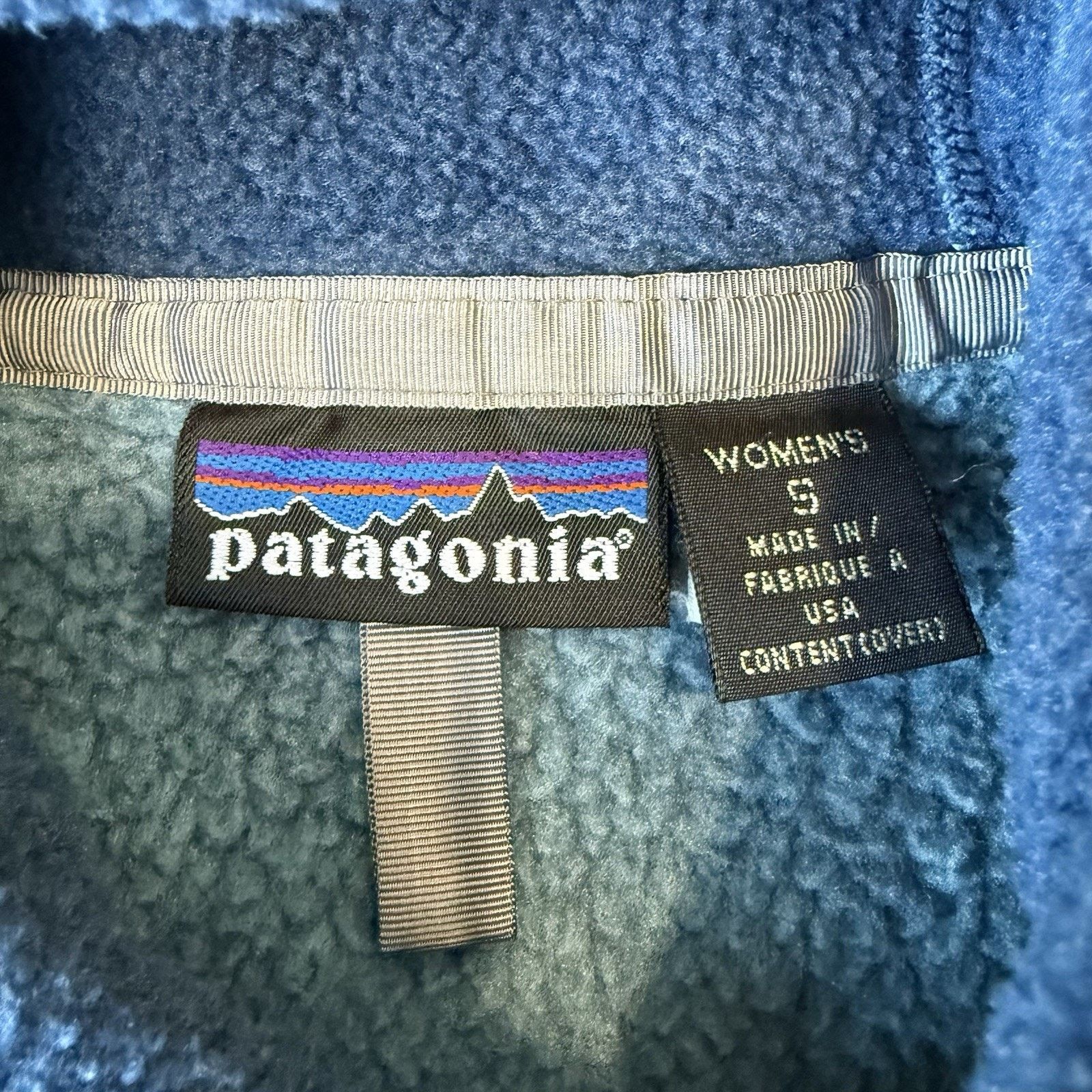 Patagonia Vintage Patagonia Synchilla Arctic Jacket Women's Small Blue Size S / US 4 / IT 40 - 8 Thumbnail