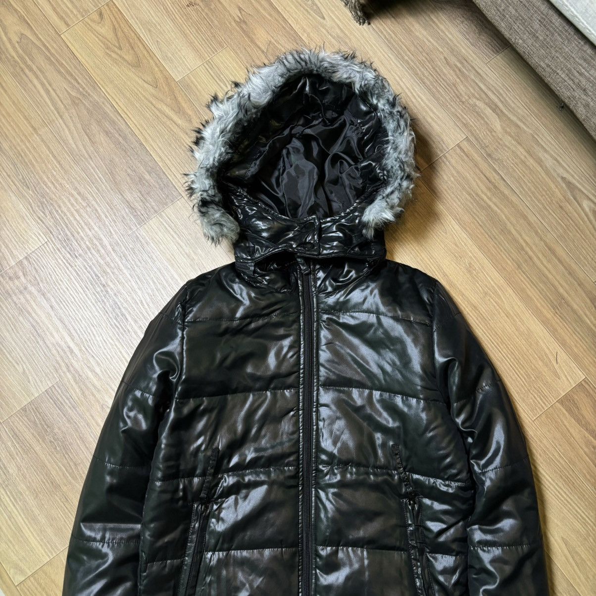 14th Addiction × If Six Was Nine × Le Grande Bleu (L.G.B.) Kriff Mayer Fur jacket down puffer IfSixWasNine LGB Style Size M / US 6-8 / IT 42-44 - 6 Thumbnail