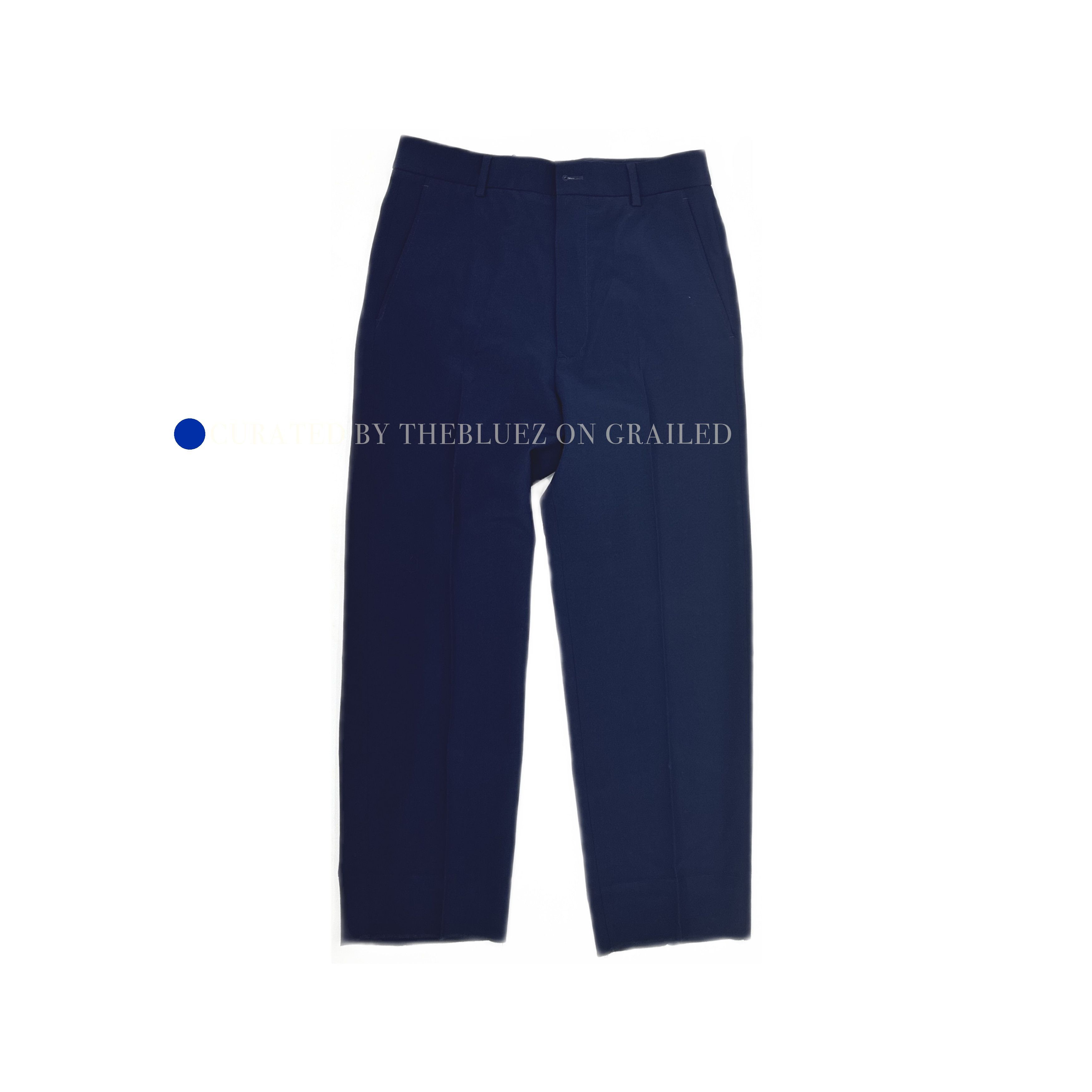 Gucci Stylish Blue Wool Trousers Size 28 Size US 28 / EU 44 - 1 Thumbnail