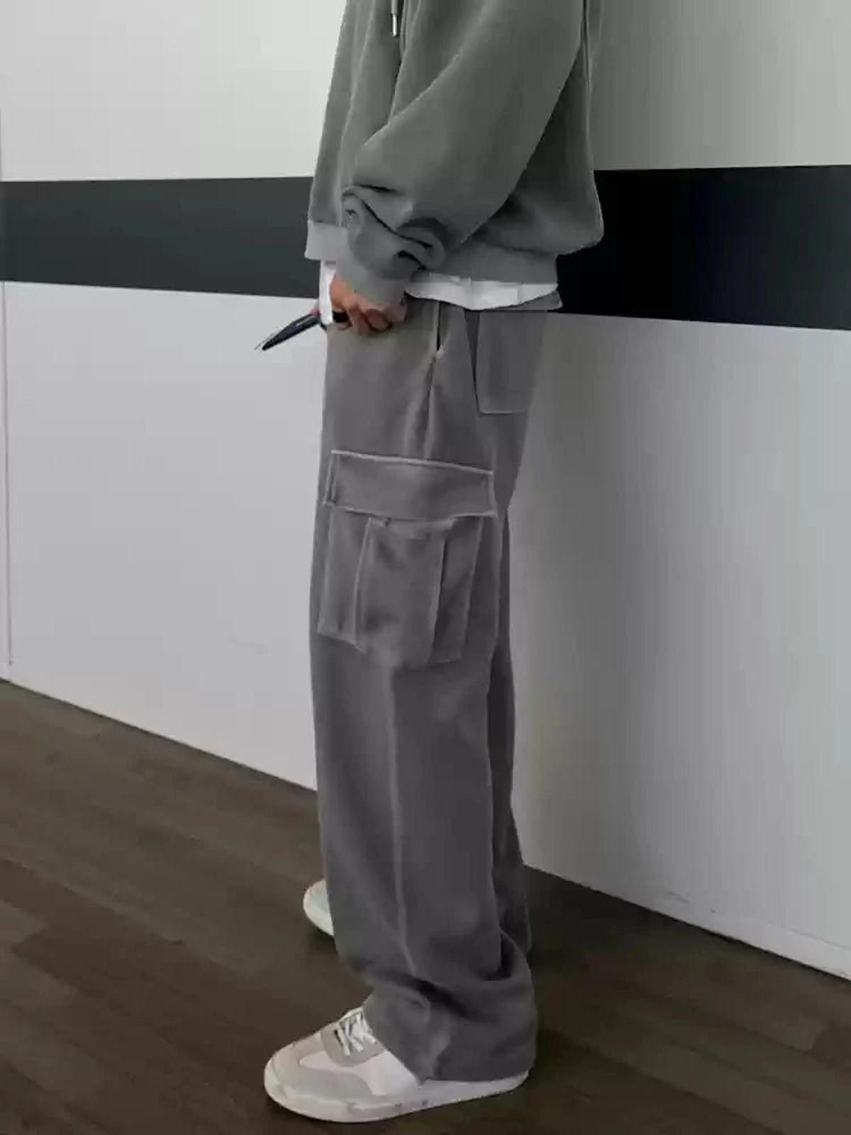 Vintage Cargo Grey Zip-up Hoodie/Sweatpants Size US 32 / EU 48 - 4 Thumbnail