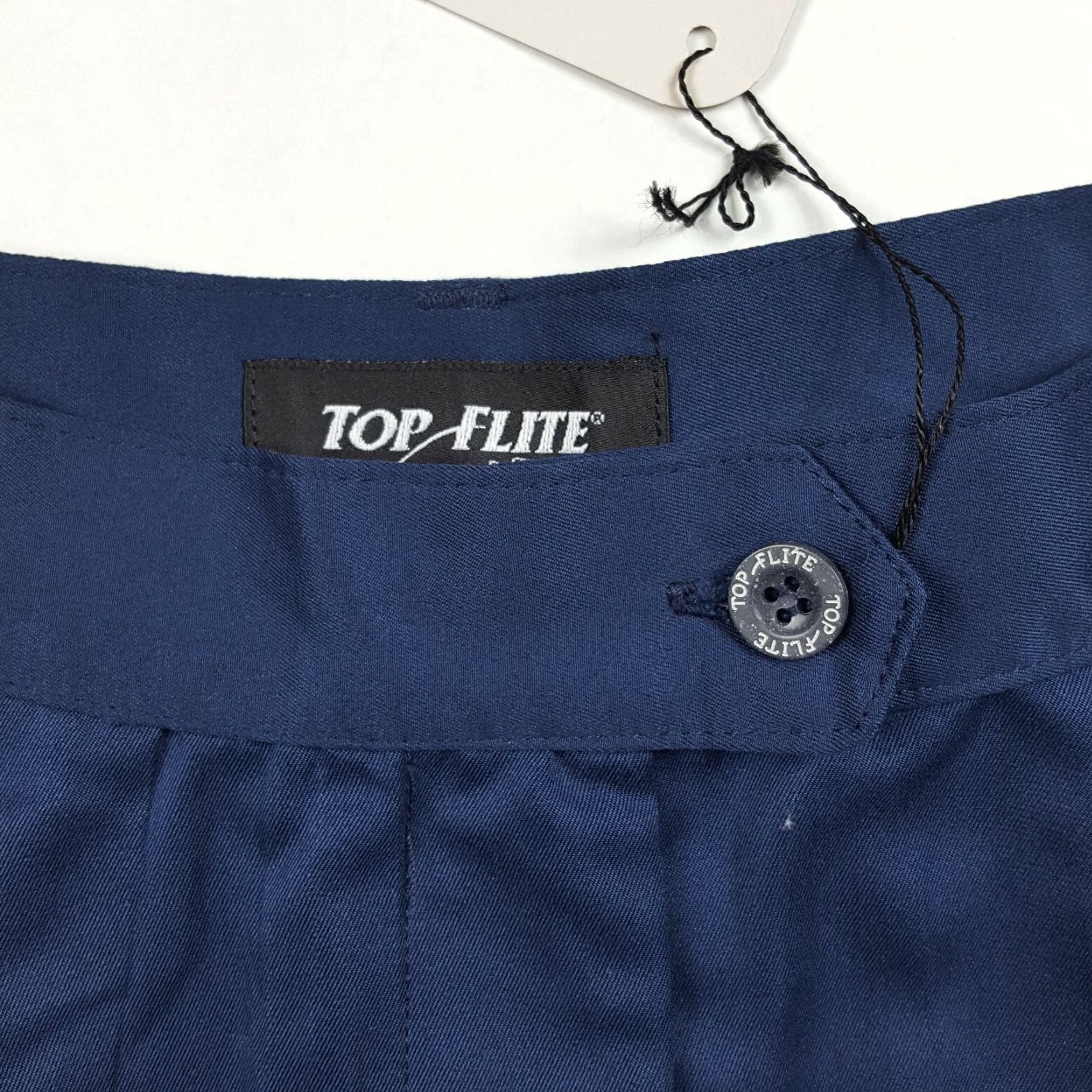 Spalding VINTAGE Spalding Golf Women's Shorts Navy Blue Pleated High Waist 14 Athletic Outdoor Trousers Size 29" - 3 Thumbnail