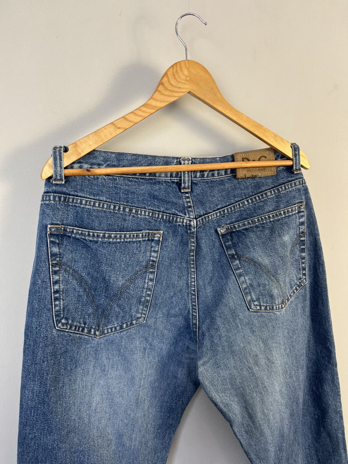 Dolce & Gabbana × Vintage Dolce & Gabbana D&G Vintage Y2K Denim Jeans Made in Italy Size US 38 / EU 54 - 7 Thumbnail
