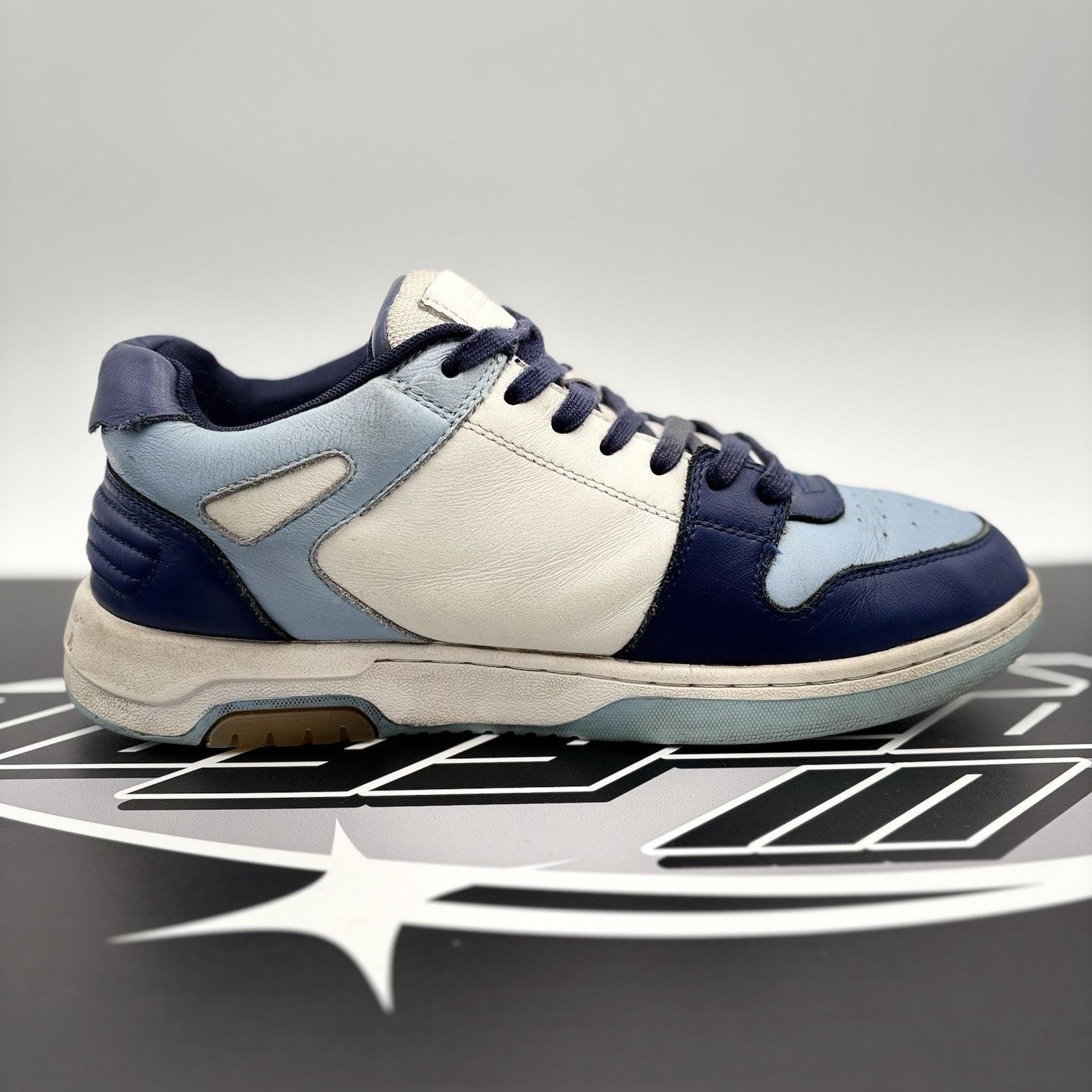 Off-White Off-White Out Of Office ' Blue White ' Size US 9 / EU 42 - 13 Thumbnail