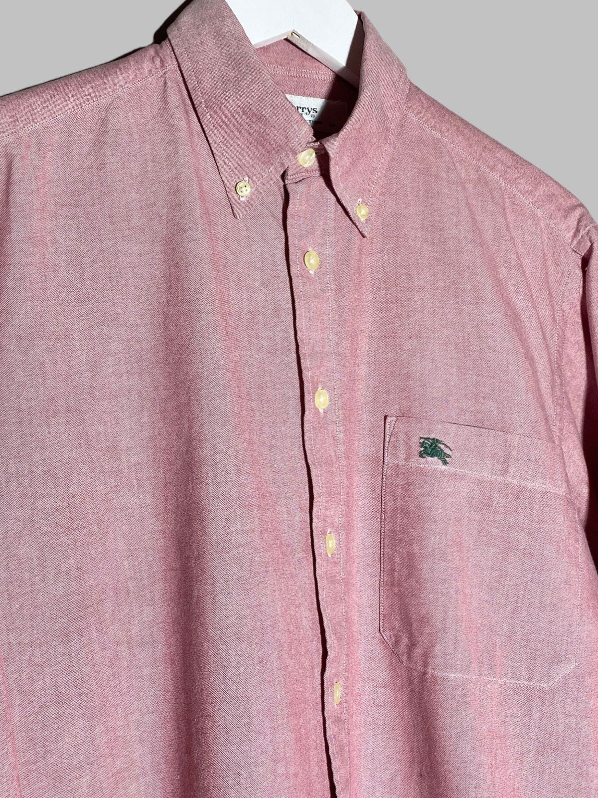 Burberry Vintage Burberry’s Shirt Collection Button Logo Embroidered Size US M / EU 48-50 / 2 - 3 Thumbnail