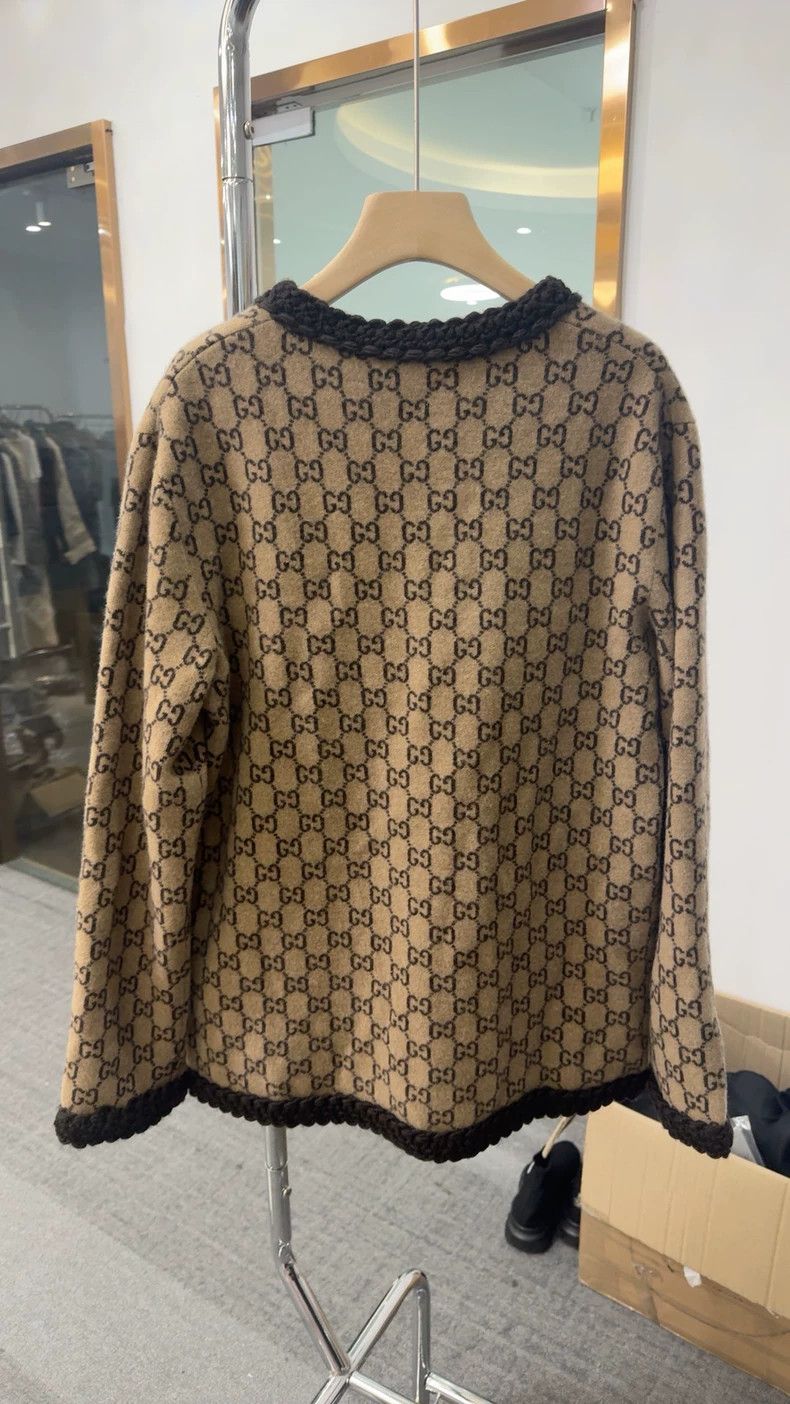 Gucci Gucci Wool GG knitwear jacket 2501-Nextarrow Size US M / EU 48-50 / 2 - 4 Thumbnail