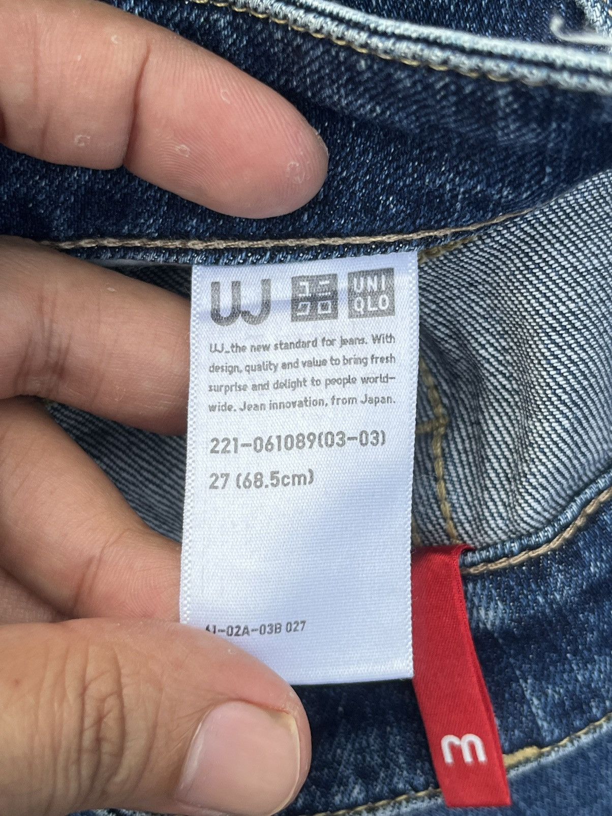 Japanese Brand × Jun Takahashi × Uniqlo Vintage Y2K Japanese Brand Blue Faded Washed Flare Jeans Size US 30 / EU 46 - 8 Thumbnail