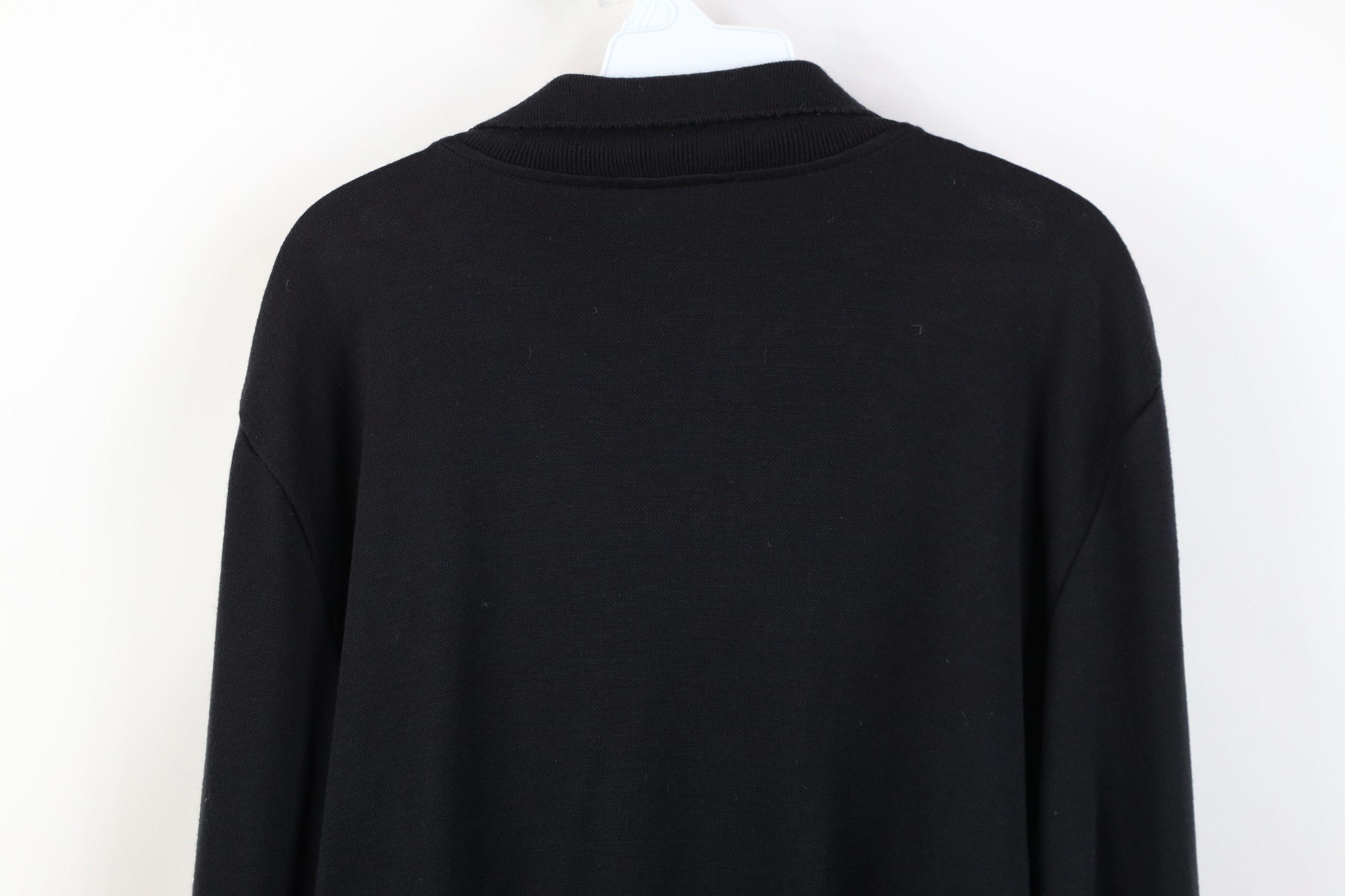 Vintage Vintage 90s Streetwear Flower Collared Pullover Sweatshirt Size XL / US 12-14 / IT 48-50 - 12 Thumbnail