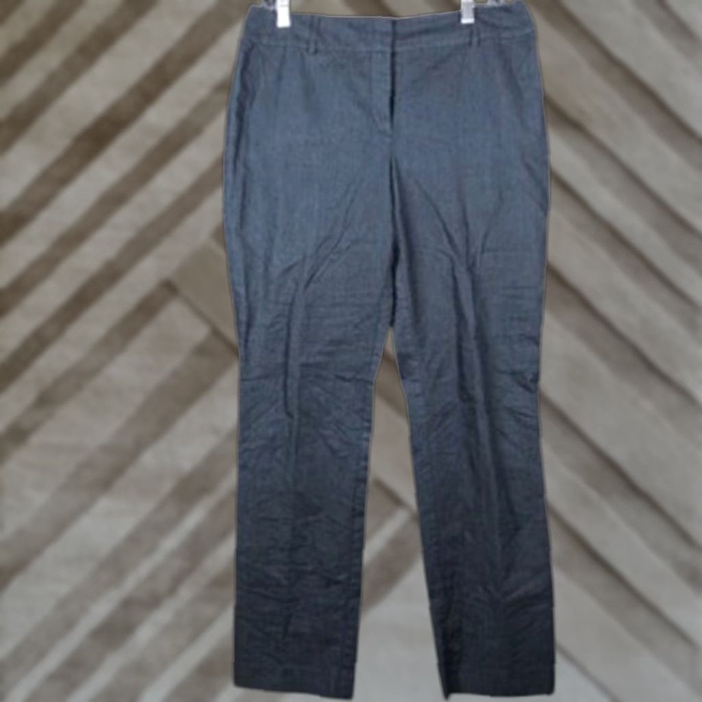 Ann Taylor Ann Taylor Factory Womens Pants Blue High Rise Curvy Straight Stretch 8 Pants Womens Blue High Rise Straight Stretch 8 Size 24" / US 00 / IT 34 - 1 Thumbnail