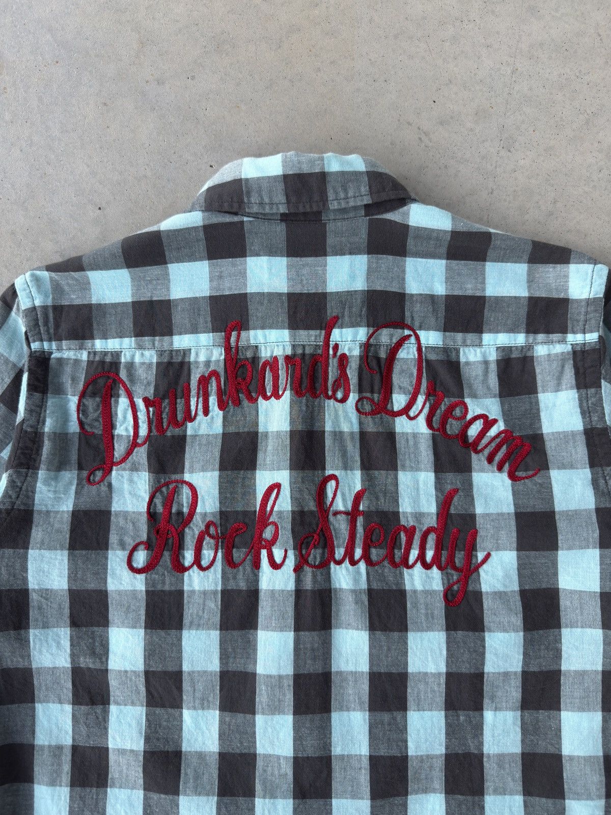 Japanese Brand Guilty Parties Drunkards Dream, Rock Steady Plaid Button Up Size US M / EU 48-50 / 2 - 4 Thumbnail