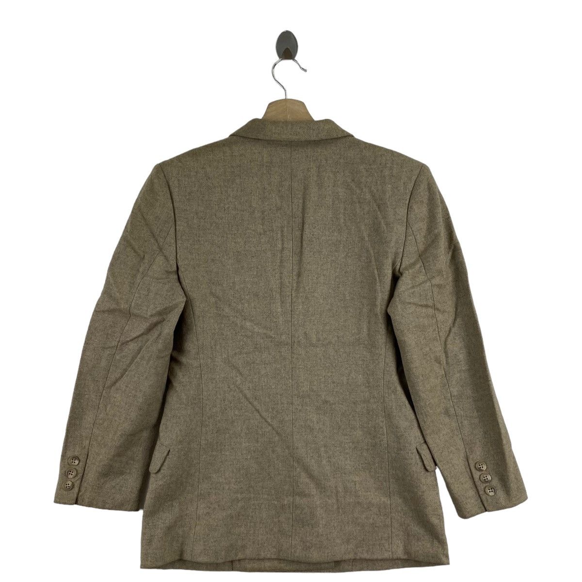 Brooks Brothers × Vintage Vintage BROOKS BROTHERS Beige Wool Blazer Coat Size S / US 4 / IT 40 - 2 Thumbnail