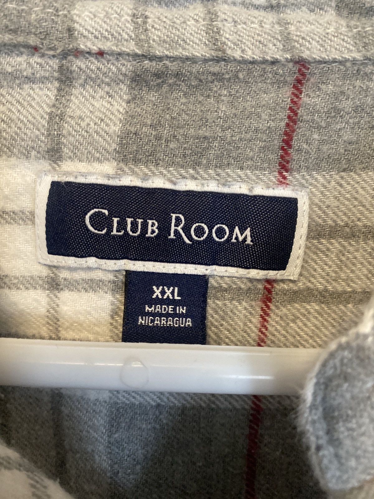 Club Room Club Room Gray Plaid Flannel Size US XXL / EU 58 / 5 - 3 Thumbnail