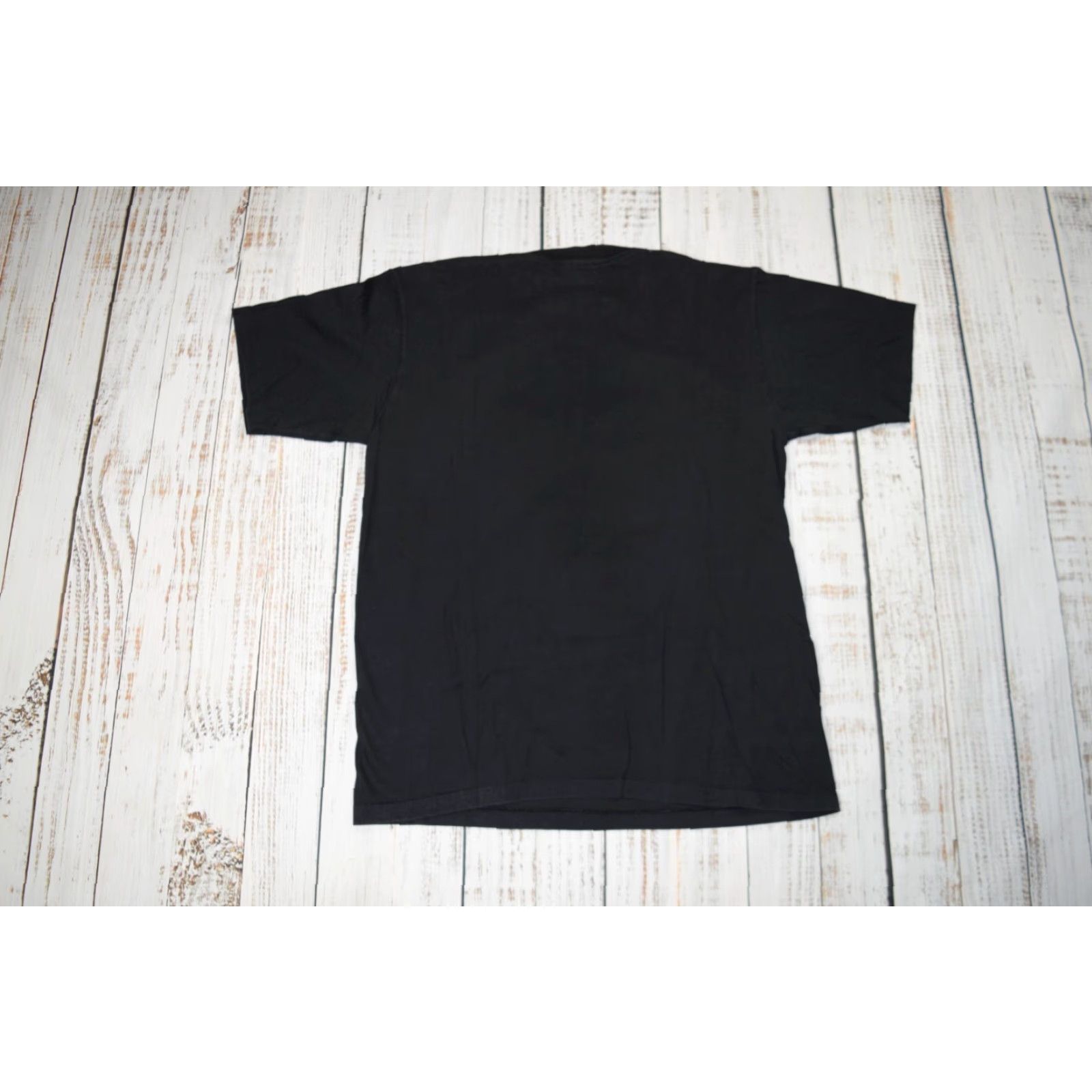Vintage VTG WORLDWARE Psychedelic Shirt MOUNTAINS Black Mens L Unisex 1990s Graphic Tee Vintage Shirt Size US L / EU 52-54 / 3 - 7 Thumbnail