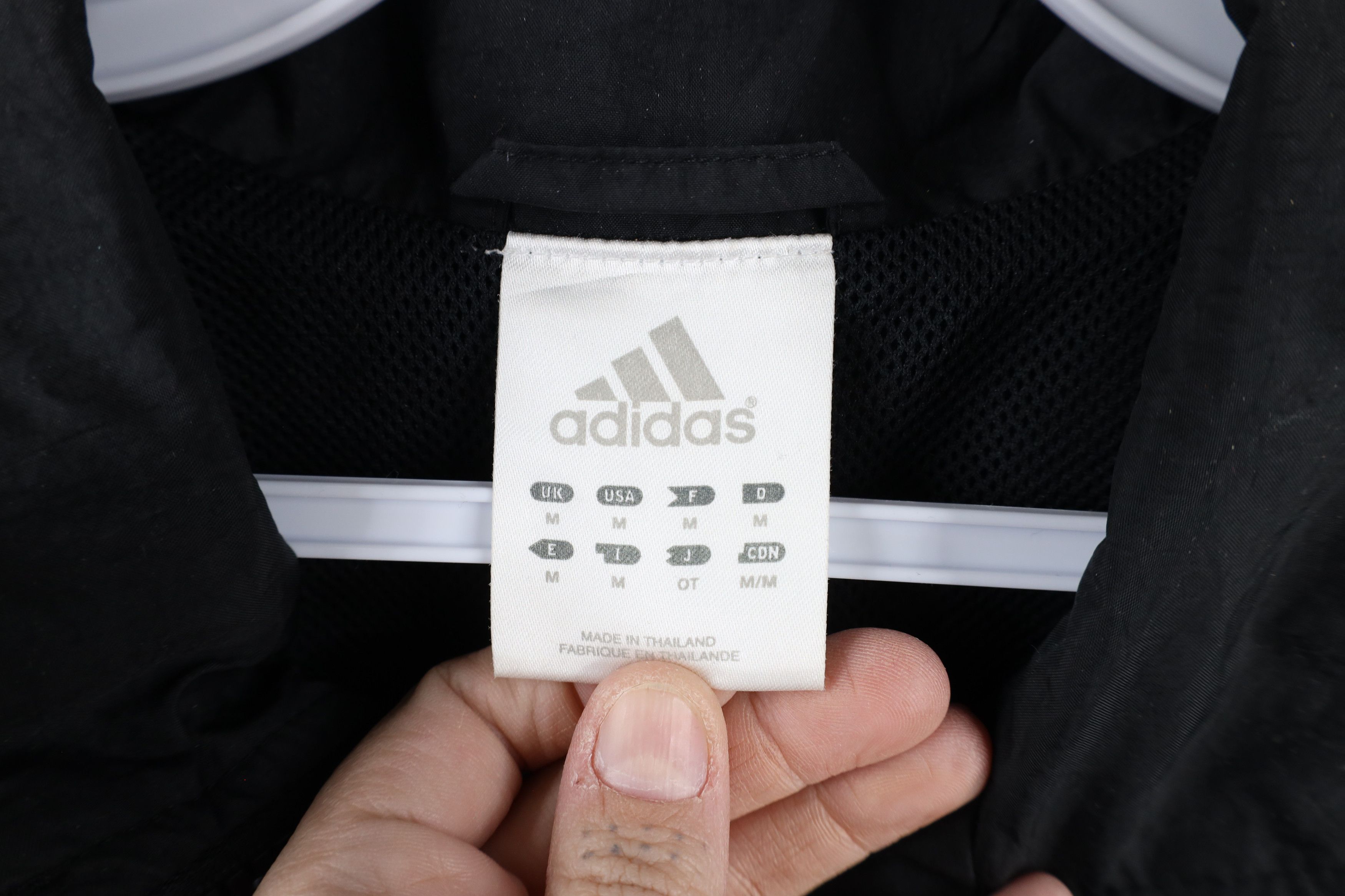 Adidas × Vintage Vintage Adidas Striped Lined Full Zip Windbreaker Jacket Size US M / EU 48-50 / 2 - 9 Thumbnail