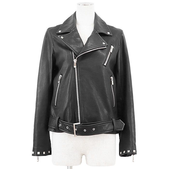 Other Other GRACE Class Lamb Leather Riders Jacket Leather Outerwear DUTY FREE for USA Size ONE SIZE - 1 Thumbnail