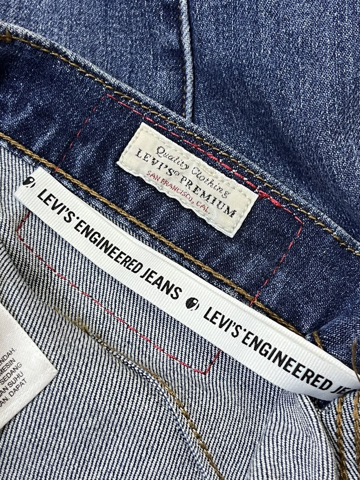 Levi's ICONIC🔥LEVI’S ENGINEERED LEJ-512 SLIM TAPER STRETCH JEANS Size US 31 - 21 Thumbnail