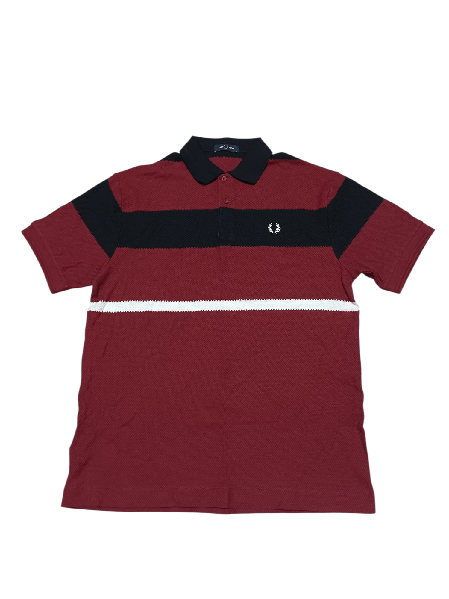 Fred Perry FRED PERRY FIRE DESIGHN POLO SHIRT DARK RED Size US L / EU 52-54 / 3 - 1 Thumbnail
