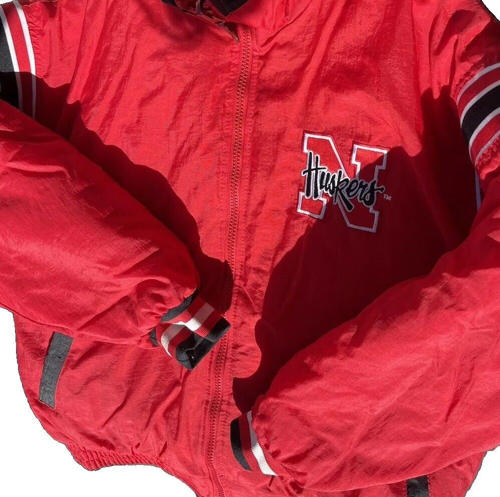 Pro Player Vintage Nebraska Cornhuskers Pro Player Men’s Sz 2XL Jacket Size US XXL / EU 58 / 5 - 4 Thumbnail