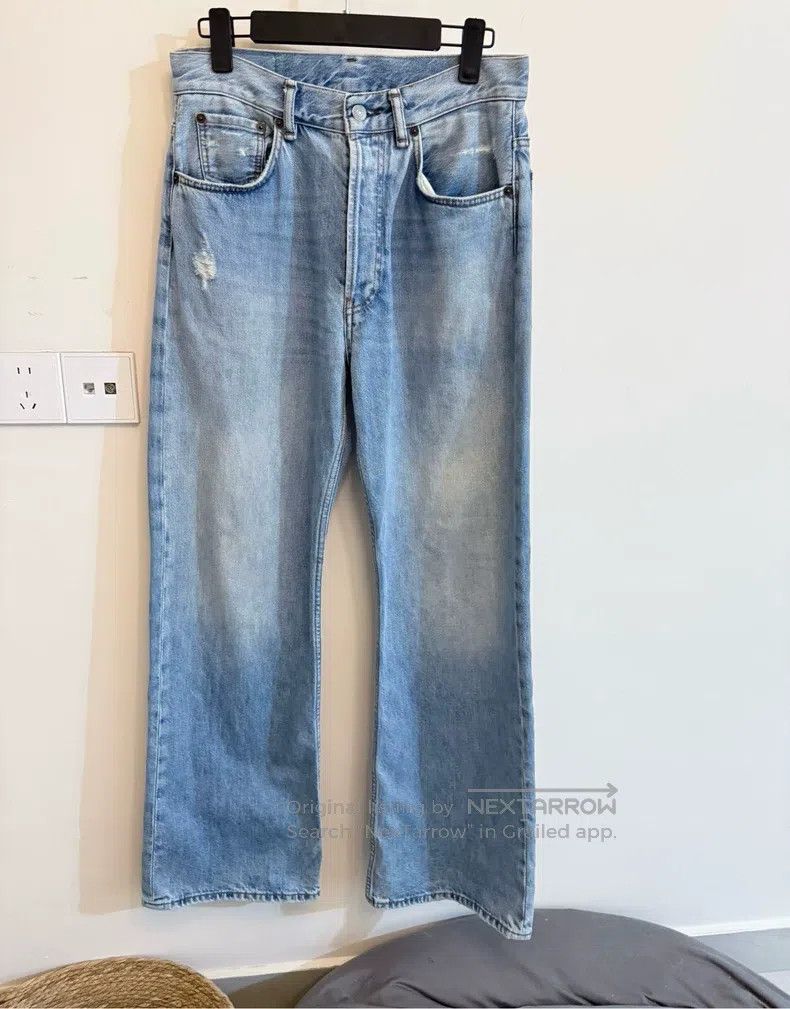 Acne Studios Washed blue jeans