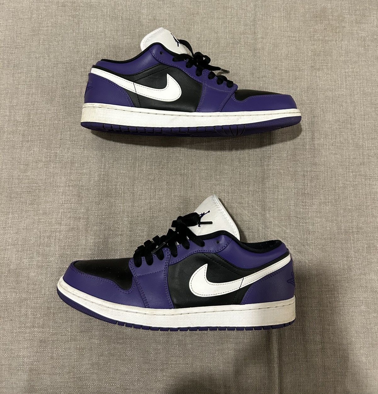Jordan Brand ☀️JORDAN 1 LOW RETRO COURT PURPLE BLACK☀️ Size US 9.5 / EU 42-43 - 3 Thumbnail