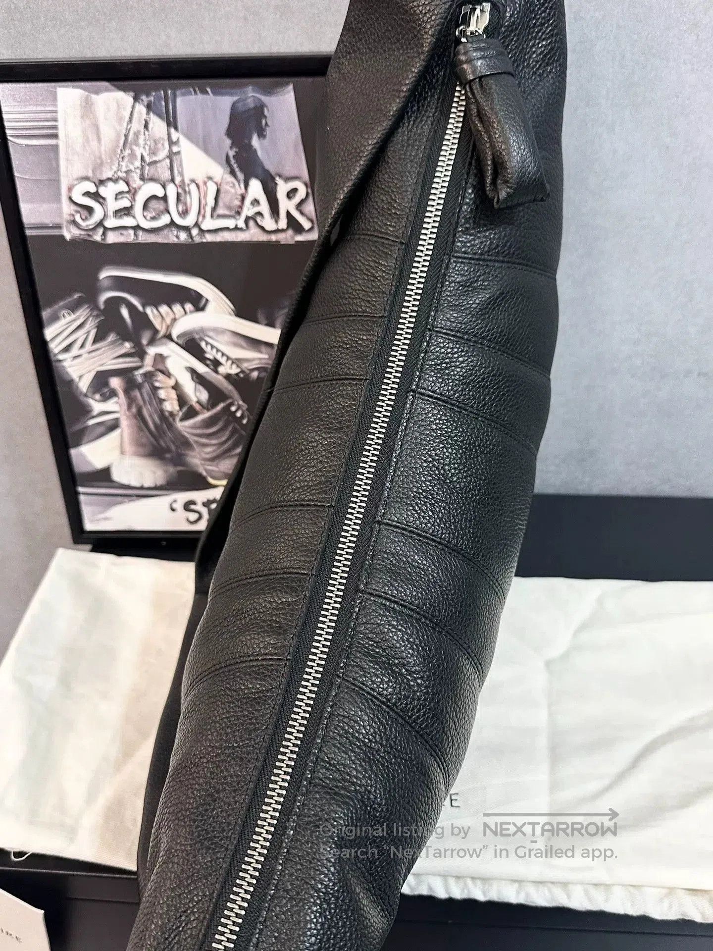 Lemaire Lemaire Black Croissant Bag. Size ONE SIZE - 5 Thumbnail