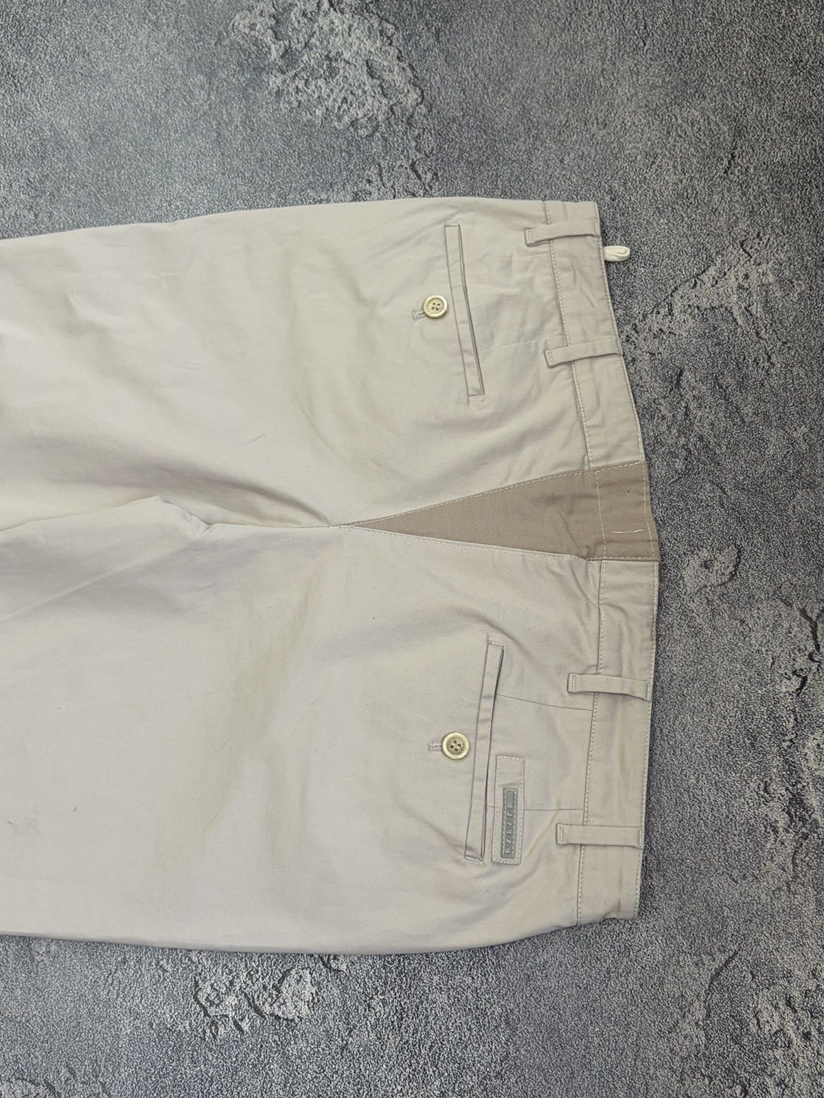 Prada PRADA Milano Beige Cotton Chino Designer Trousers IT 46 Size 32" / US 10 / IT 46 - 21 Thumbnail