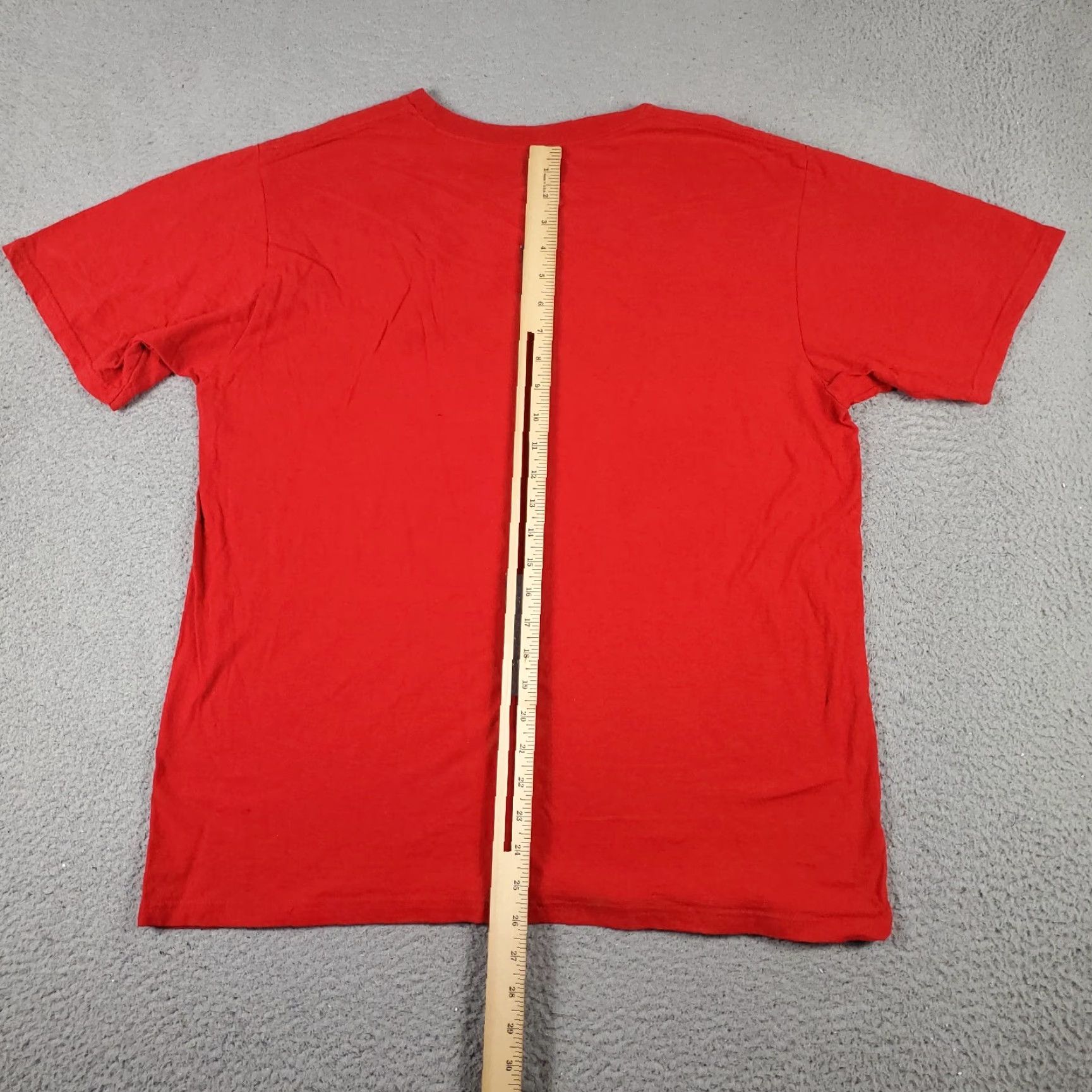 Adidas Adidas T Shirt Mens Large Red Logo Short Sleeve Crew Neck Casual Cotton Blend Regular Fit Adult Size US L / EU 52-54 / 3 - 4 Thumbnail