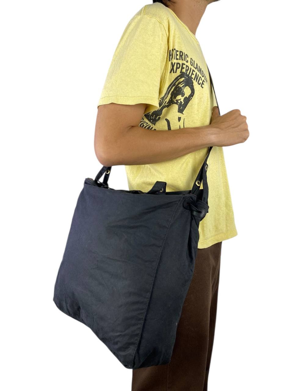 Nepenthes Nepenthes Large Cotton Shoulder Sling Bag Size ONE SIZE - 1 Thumbnail
