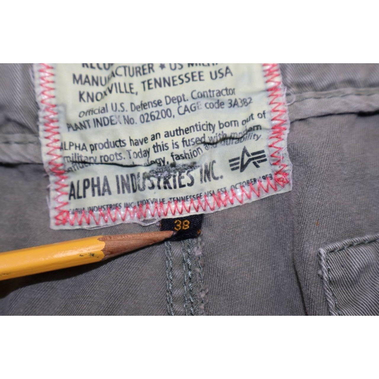 Alpha Industries Alpha Industries 38x30 Military Cargo Pants Green Canvas Size US 38 / EU 54 - 4 Thumbnail