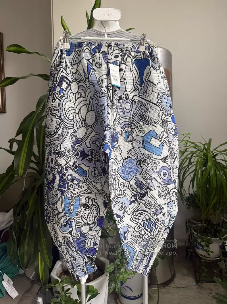Issey Miyake Issey Miyake size:3 Graffiti Series Carrot Pants Size 31" - 1 Thumbnail
