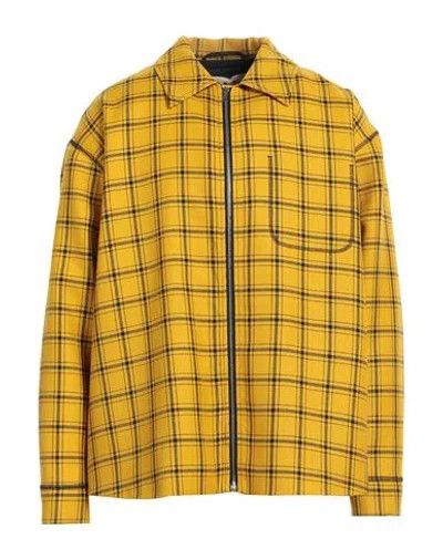 Marni o1w1db10824 Checked Jacket in Yellow Black Size US L / EU 52-54 / 3 - 1 Thumbnail