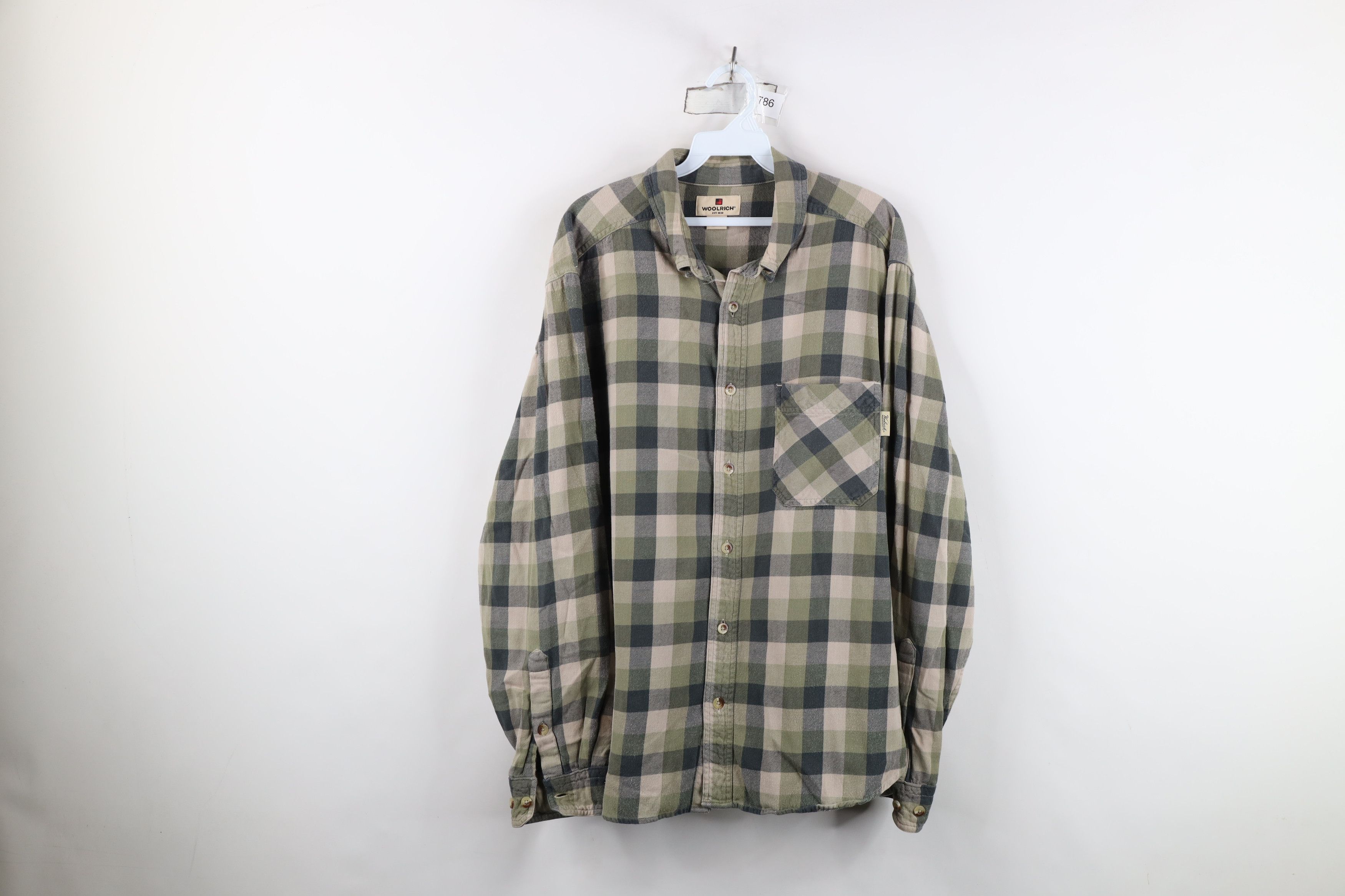 Woolrich Woolen Mills Vintage Woolrich Spell Flannel Collared Button Down Shirt Size US XL / EU 56 / 4 - 1 Thumbnail