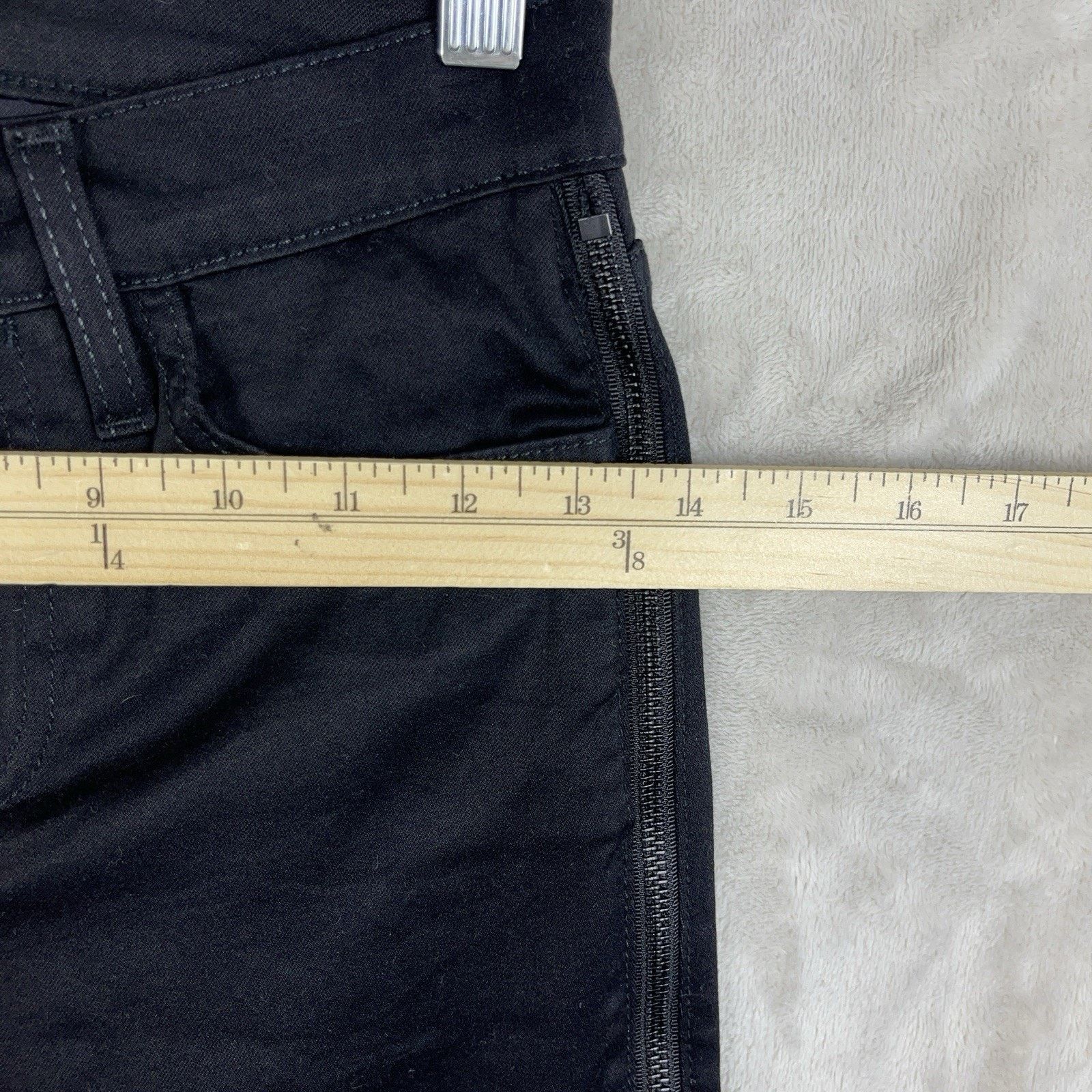 Other Etienne Marcel EM 1080 Side Zip Moto Skinny Black Jeans 25 Size 25" / US 0 / IT 36 - 9 Thumbnail