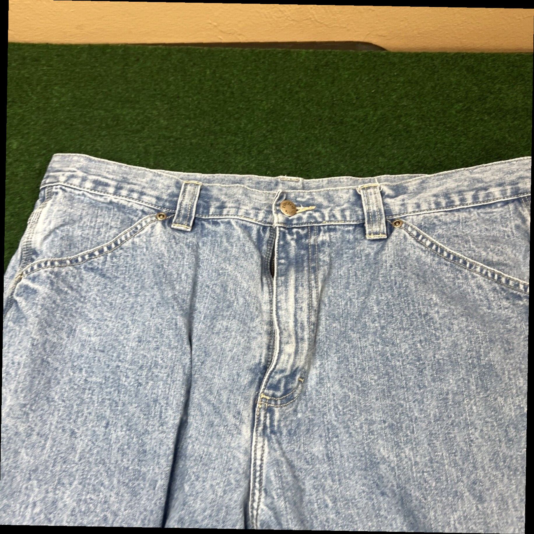 Lee Riveted by Lee Capri Carpenter Blue Size 18 36x18 Size ONE SIZE - 2 Thumbnail