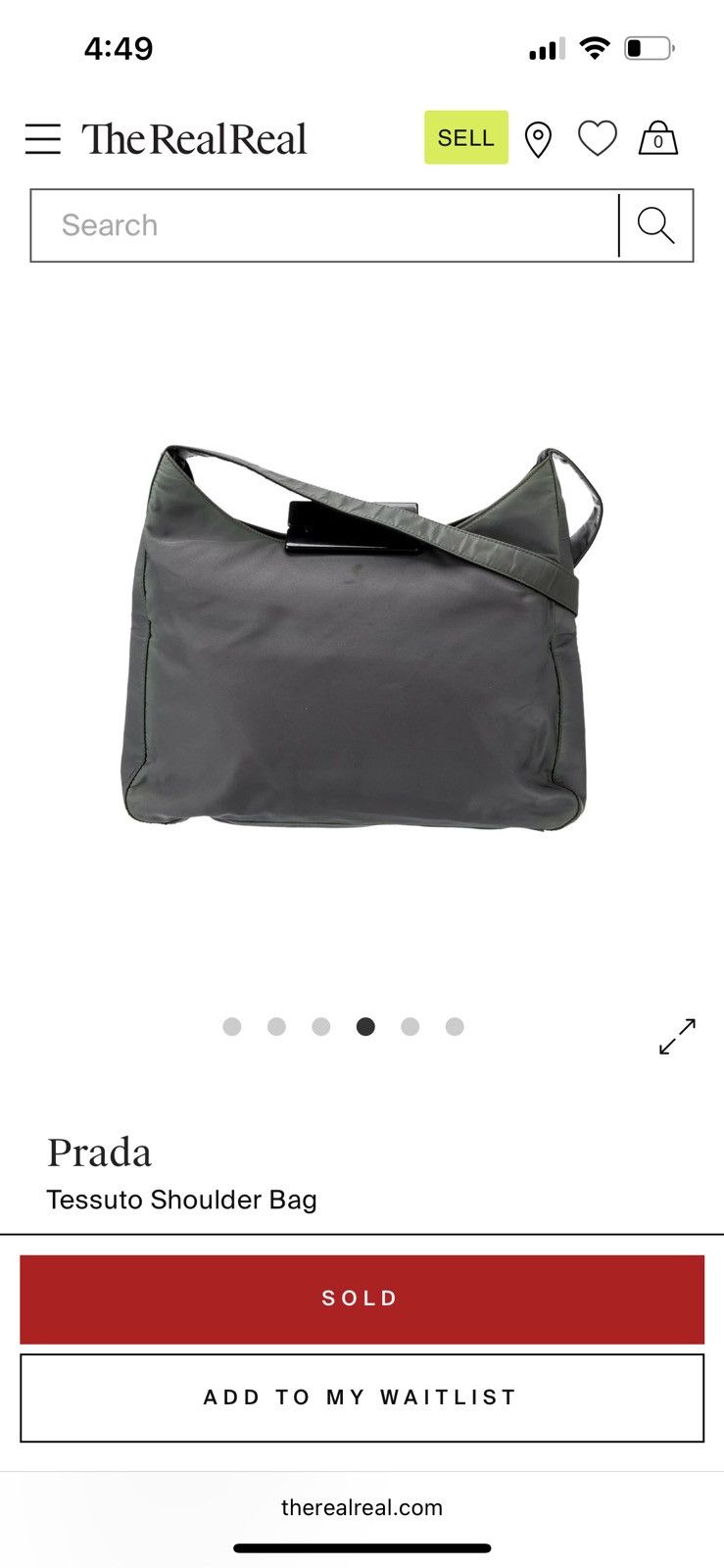 Prada PRADA TESSUTO NYLON BAG Size ONE SIZE - 8 Thumbnail