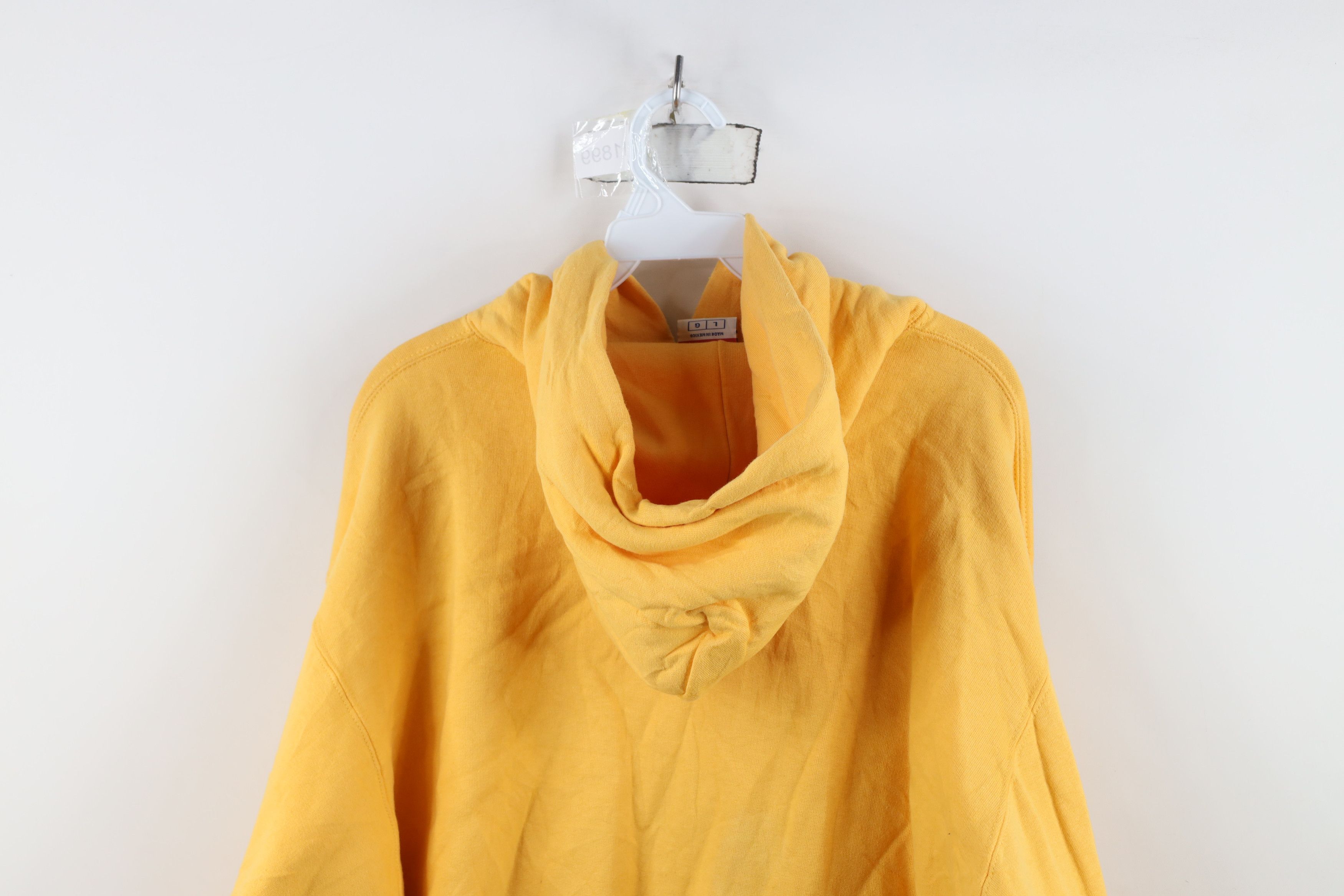 Champion Vintage 90s Champion Overdye Hoodie Sweatshirt Yellow Size US L / EU 52-54 / 3 - 14 Thumbnail