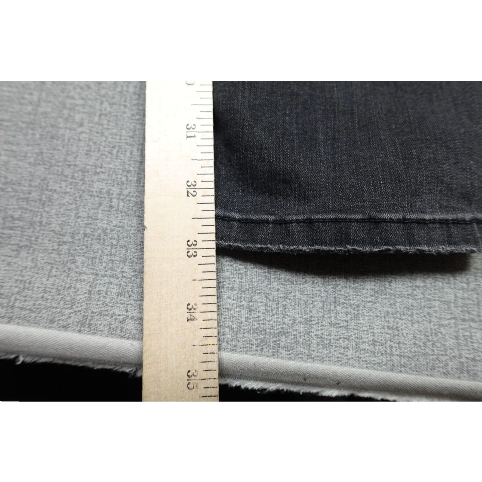 MONFRERE Monfrère Greyson Skinny Jeans Mens 34x32 Gray Distressed Ripped Knees Denim Size US 34 / EU 50 - 4 Thumbnail
