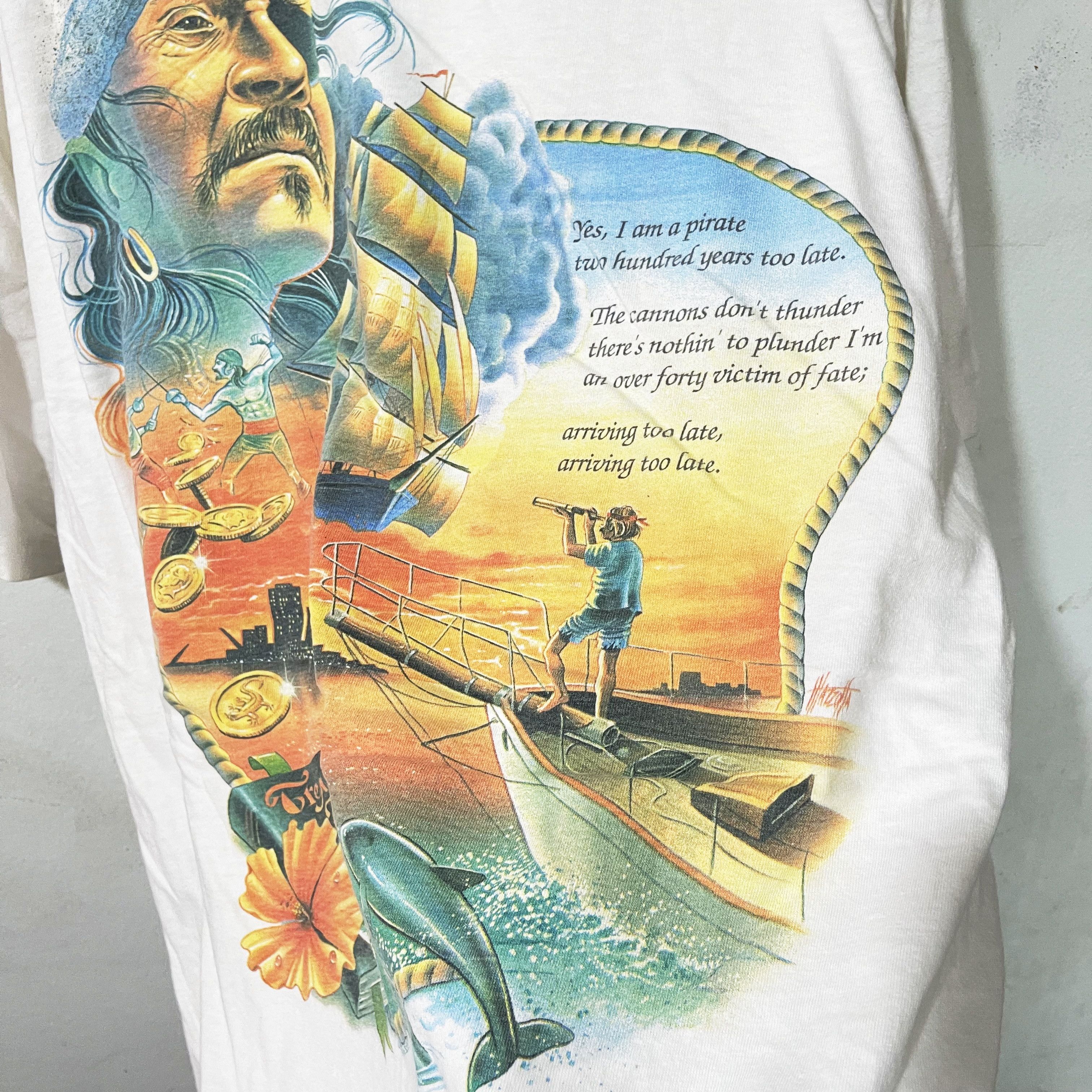 Vintage Vintage 1991 Caribbean Soul Treasure Island T-Shirt Size US XXL / EU 58 / 5 - 3 Thumbnail