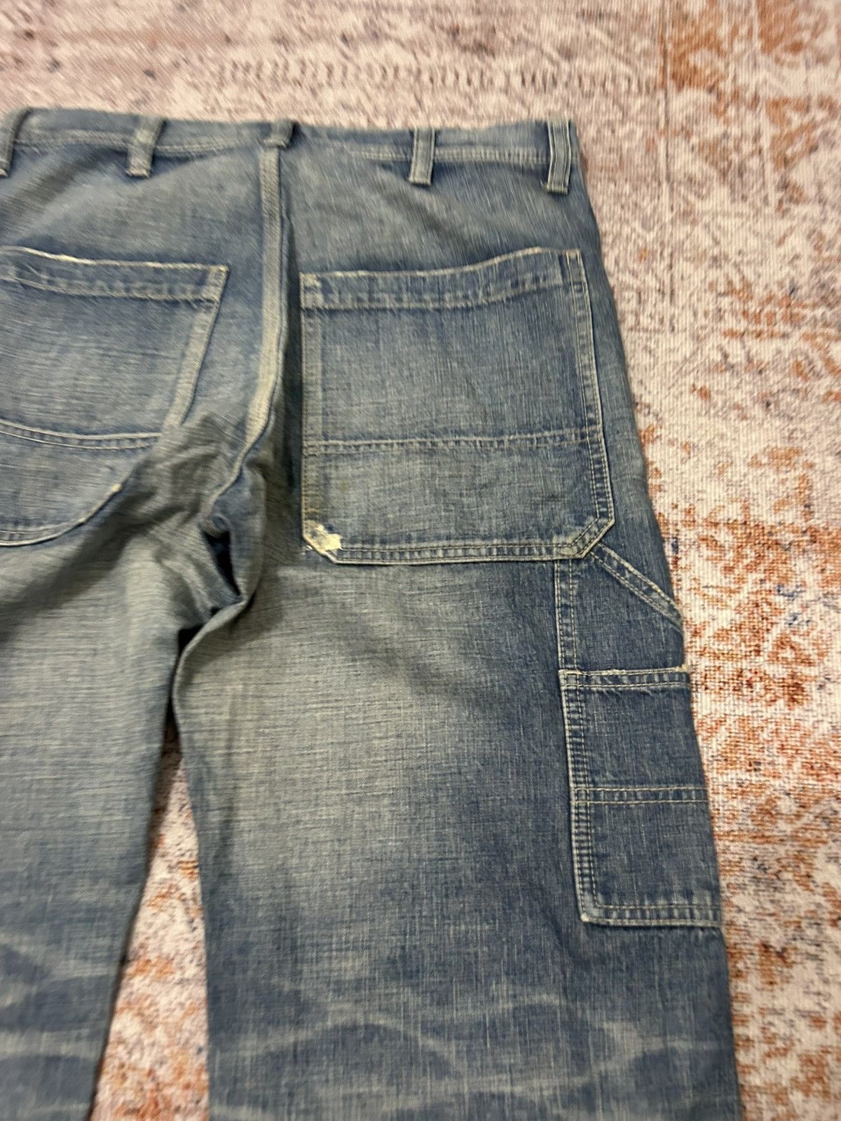 Japanese Brand Vintage Lounge Lizard Carpenter Jeans Size US 31 - 7 Thumbnail