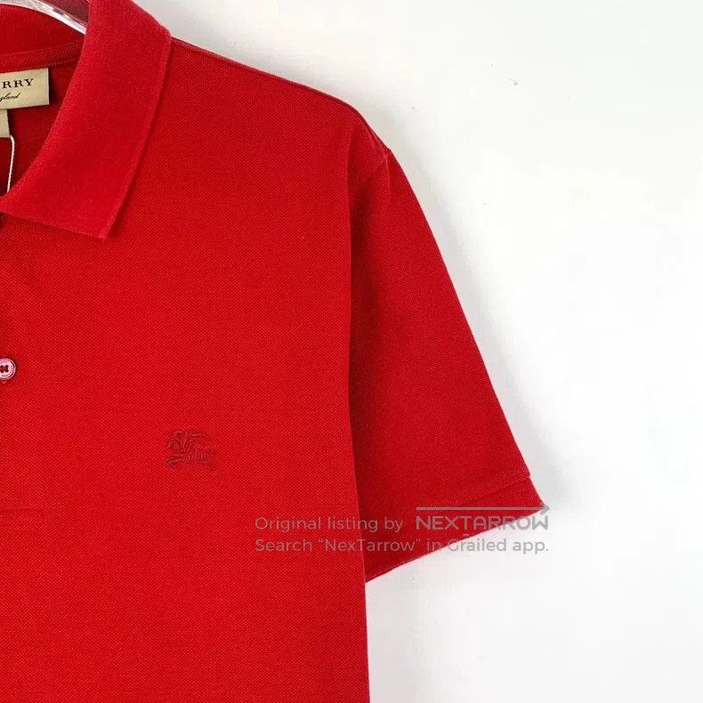 Burberry Burberry Red Equestrian Embroidered Polo. Size US S / EU 44-46 / 1 - 3 Thumbnail