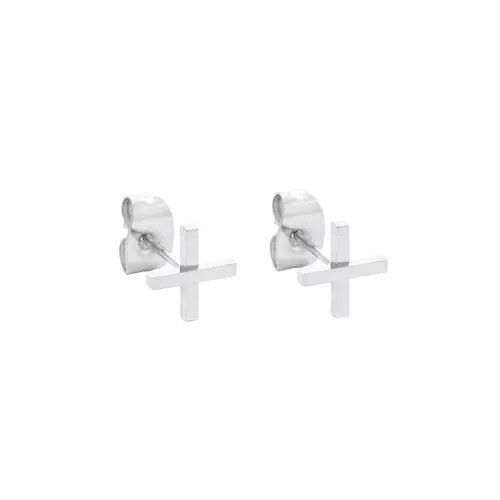 Jewelry 480Minimalist Cross Stud Earrings Size ONE SIZE - 8 Thumbnail