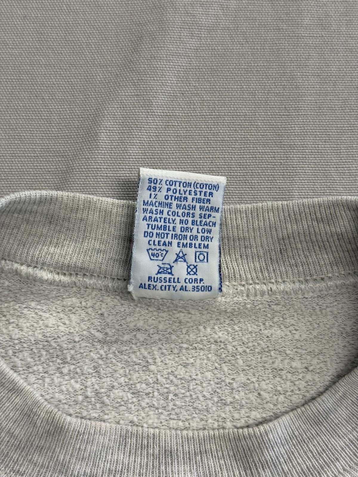 Russell Athletic Vintage University Polo Club Gray Crew Russel Made in USA XL Size US XL / EU 56 / 4 - 3 Thumbnail