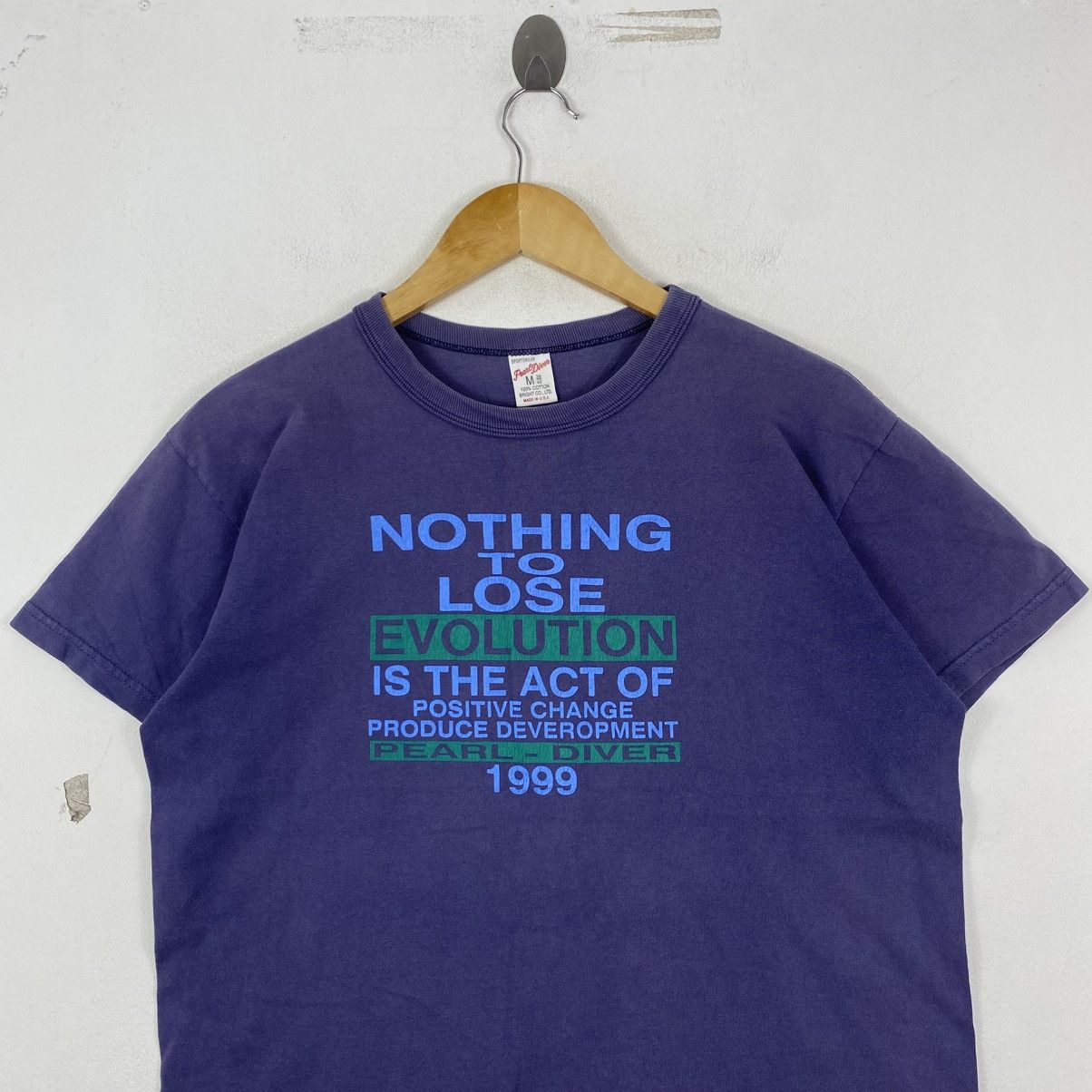 Vintage Vintage 1999 Pearl Diver Graphic T-Shirt Made in USA M Size US M / EU 48-50 / 2 - 3 Thumbnail