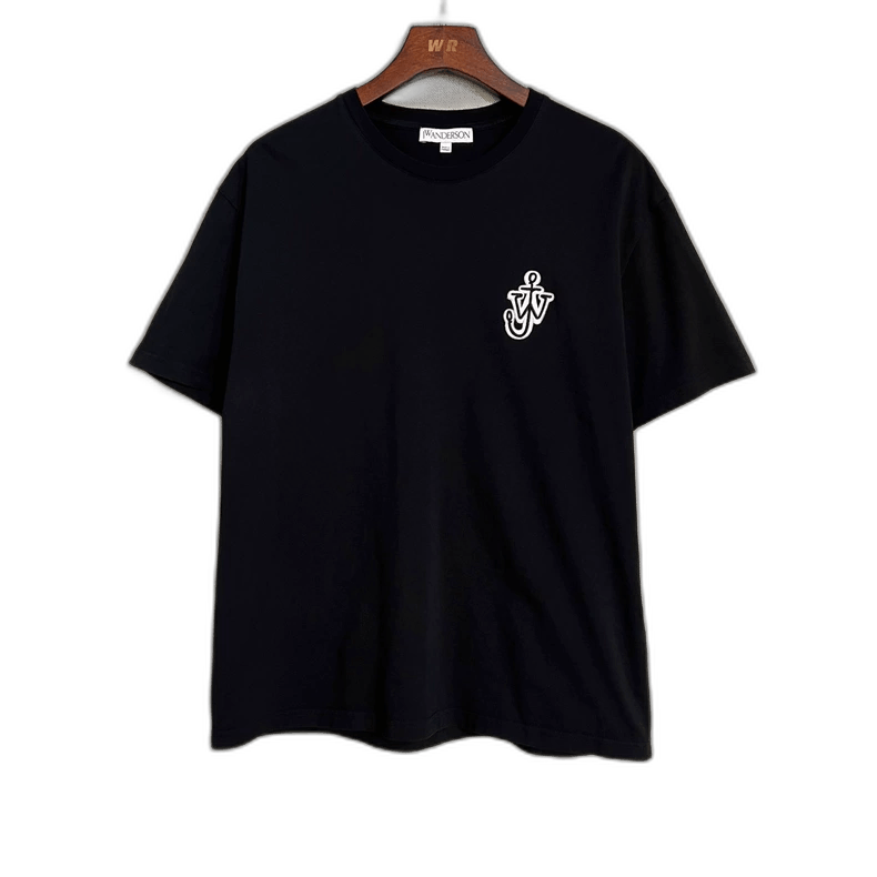 JW Anderson JW Anderson Black Embroidered Logo Short Sleeve Size US L / EU 52-54 / 3 - 1 Thumbnail